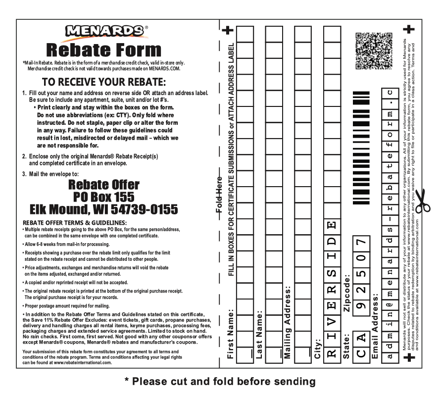 Get A Huge Discount With This Rebate For Menards!(04)