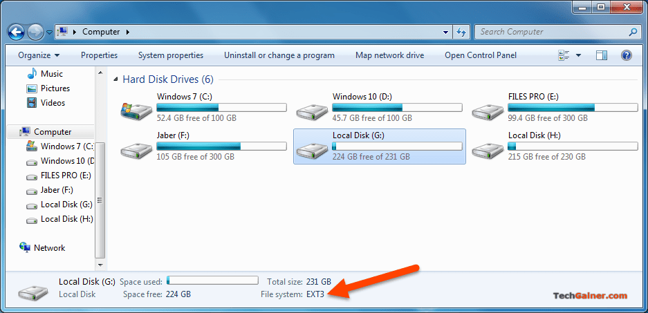 Mount Linux Partitions (Ext4/Ext3) in Windows Explorer Easily