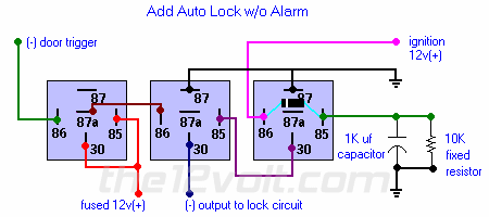 Wiring Diagram Keyless Entry System