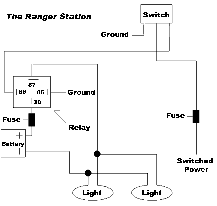 Wiring Diagram For 12 Volt Relay