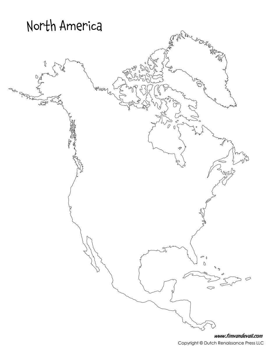 Blank Map of South America – South America Outline Map [PDF]