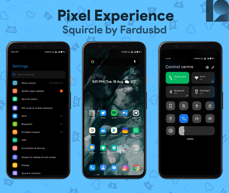 [Mi Designer Team] Pixel Experience Squircle Brings Your