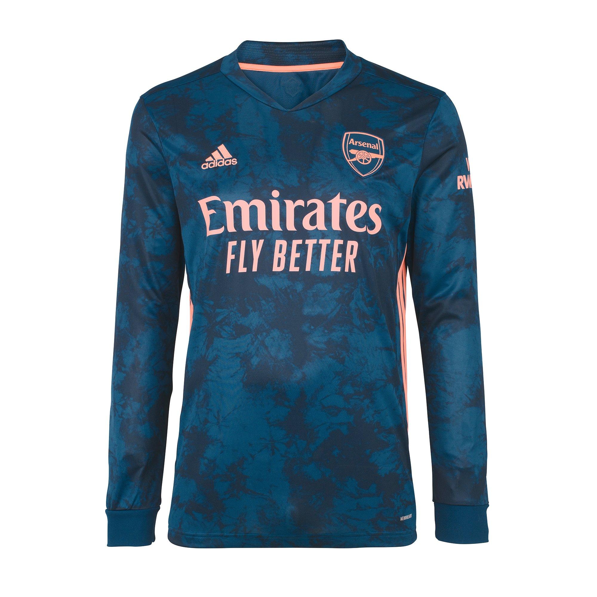 Arsenal Adult 20/21 Long Sleeved Third Shirt Official Online Store