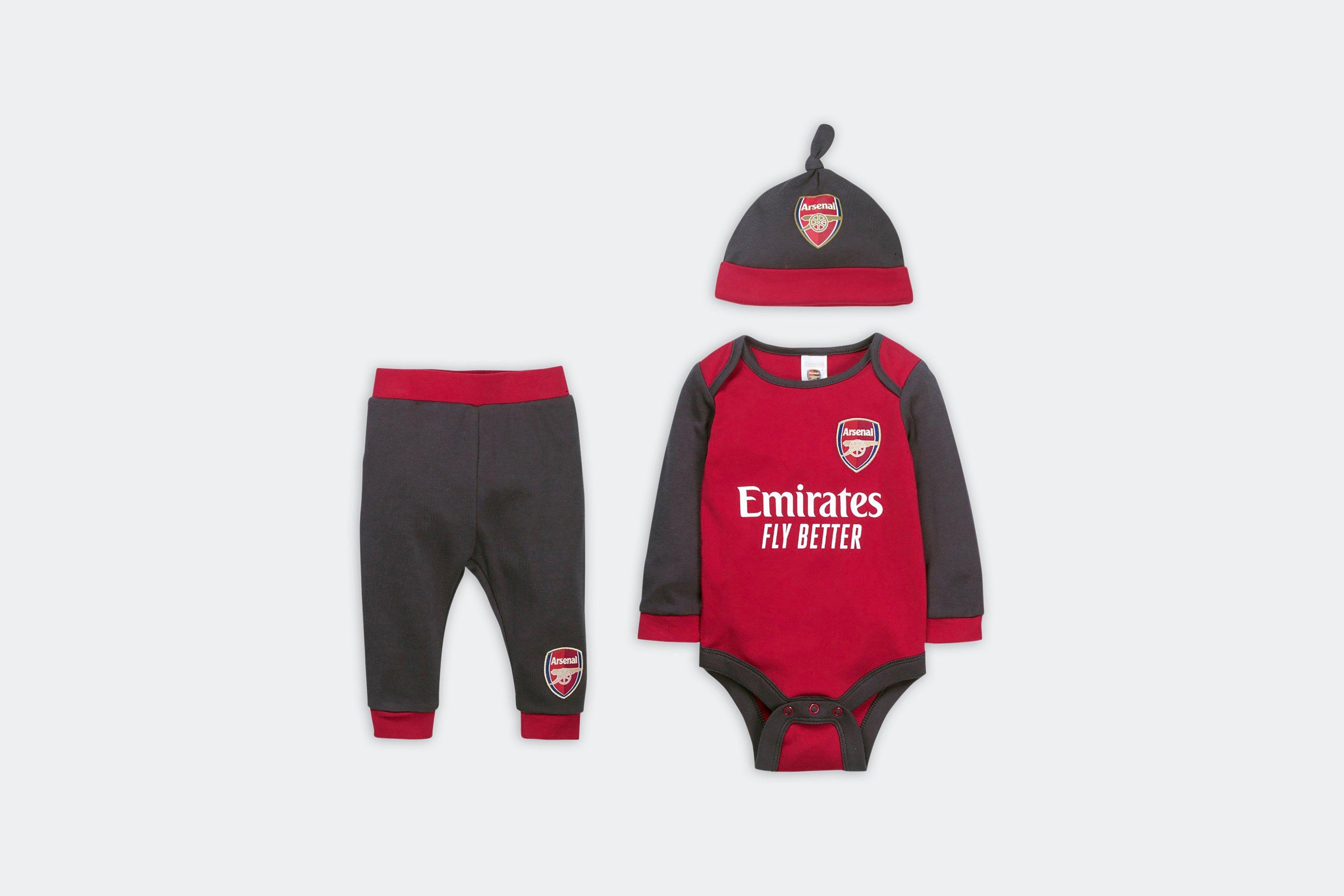 Arsenal Baby 3 Piece Set Official Online Store