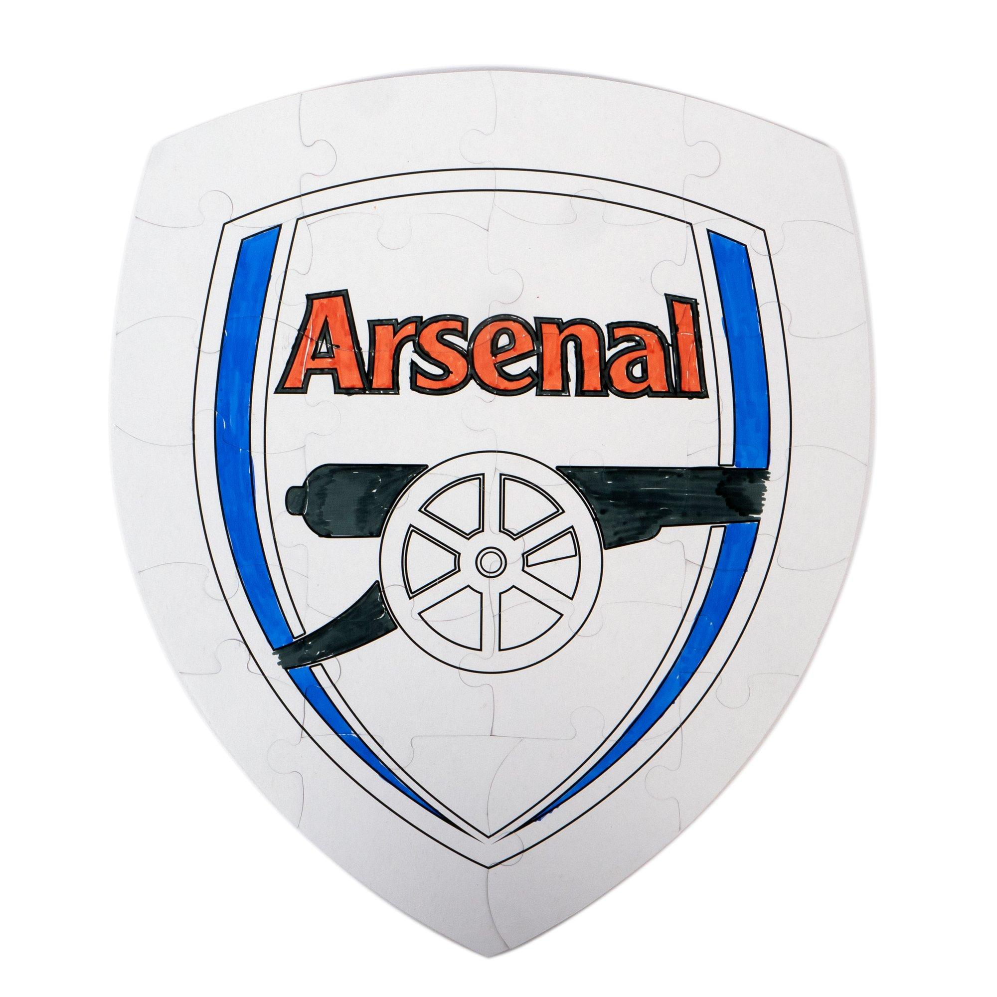 Arsenal ColourIn Crest Puzzle Set Official Online Store