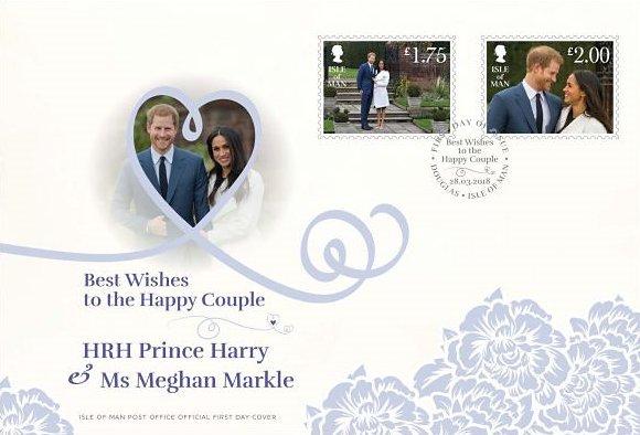 Offizieller Ersttagsbrief "Royal Wedding" Harry & Meghan borek.de