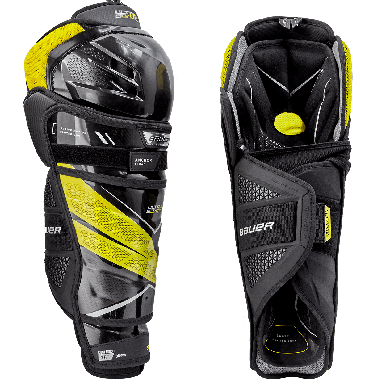 SUPREME ULTRASONIC Shin Guard Intermediate Enhanced protection