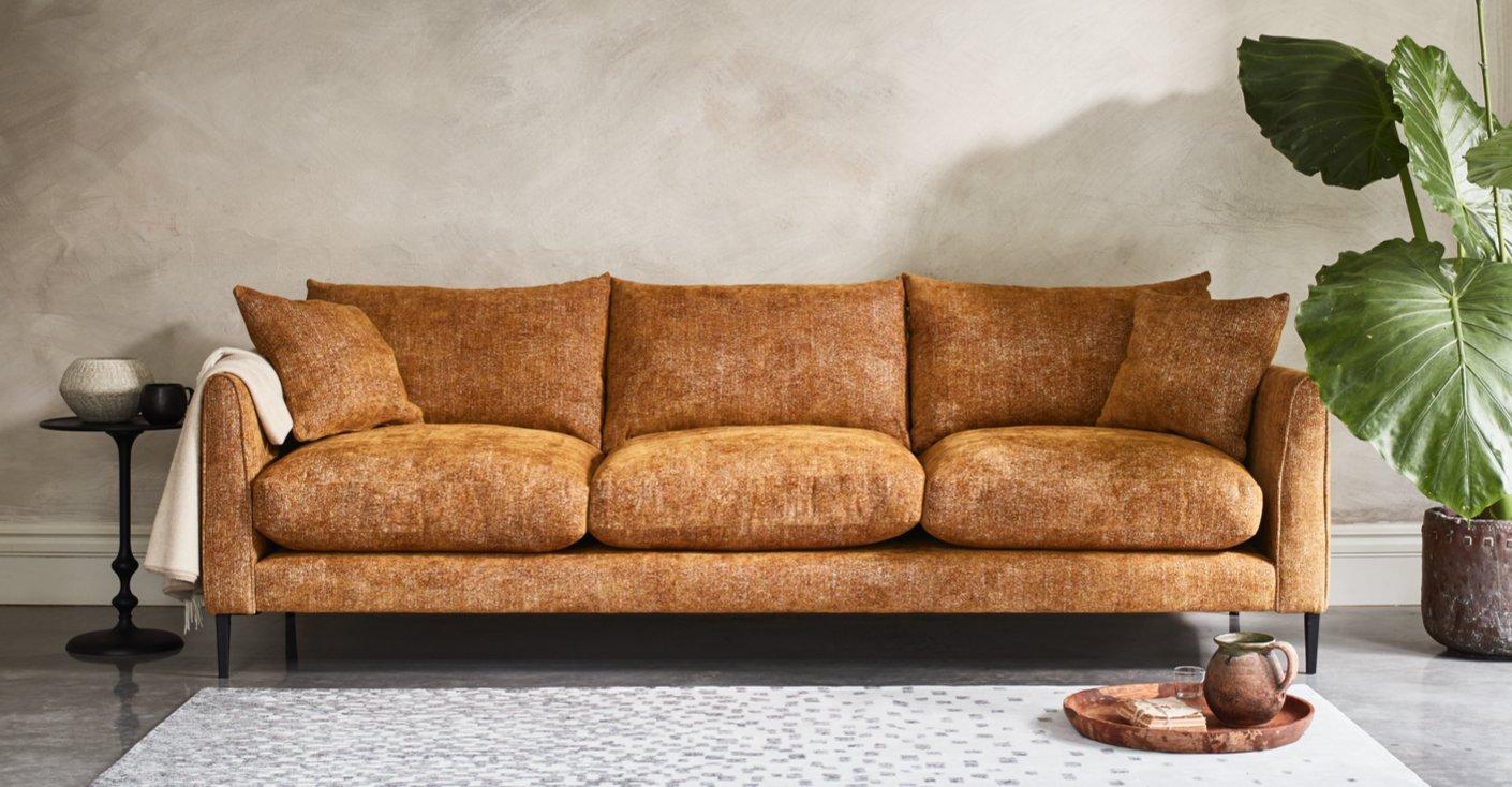 Extra Large Sofas in Leather & Fabric Sofa