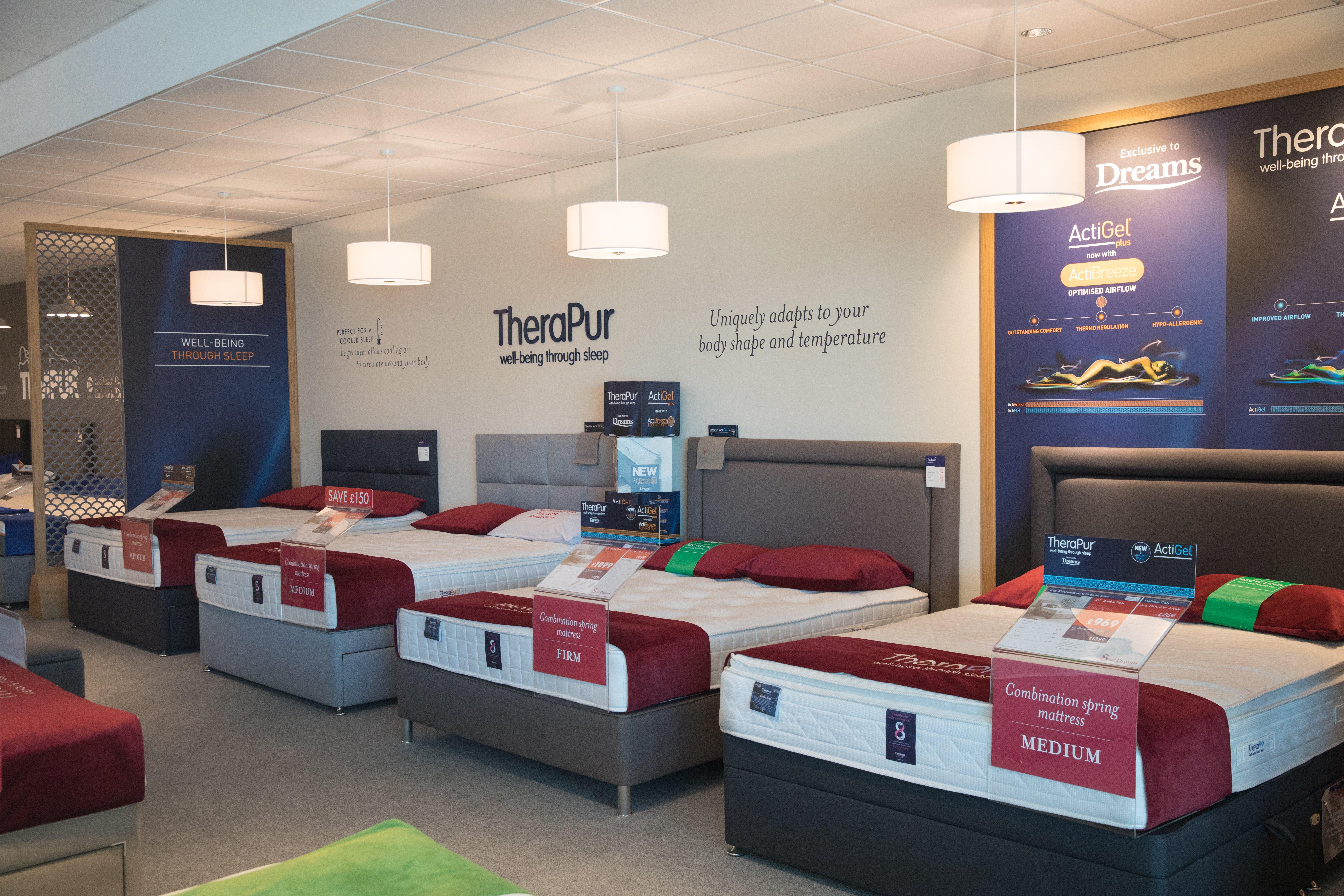 Dreams Store in Staples Corner Beds, Mattresses & Furniture Dreams