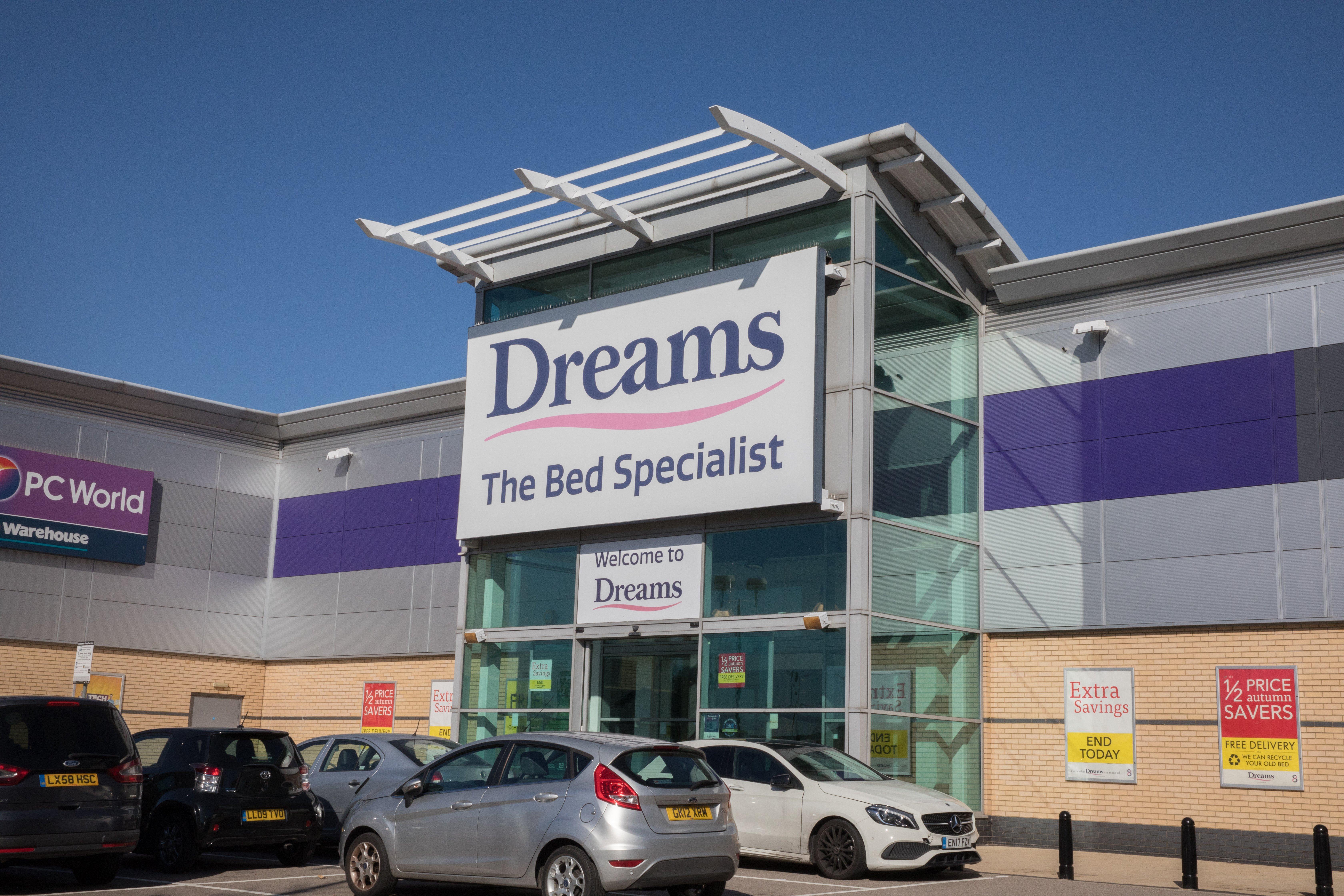 Dreams Store in Staples Corner Beds, Mattresses & Furniture Dreams