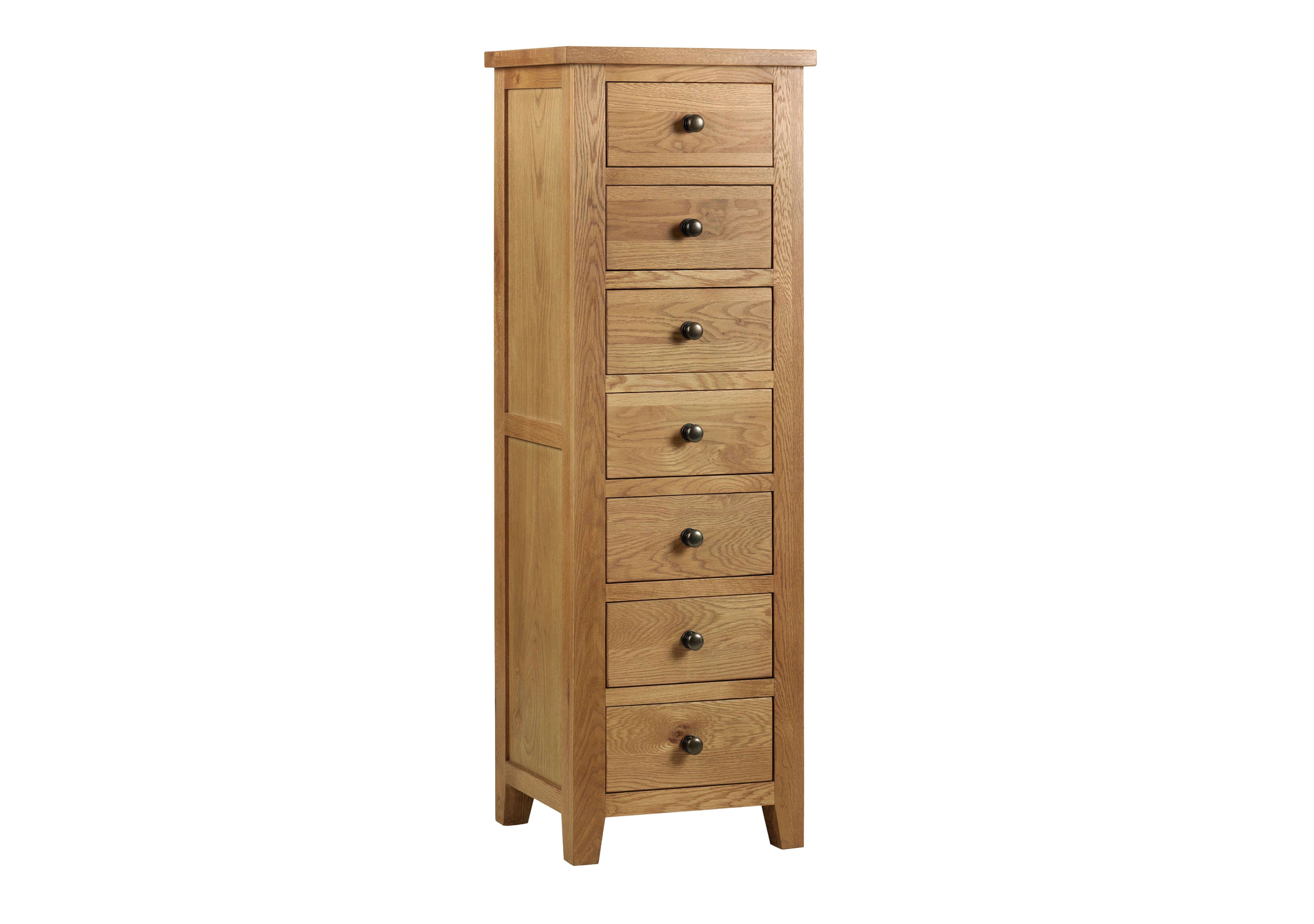 Addison 7 Drawer Narrow Chest Furniture Village