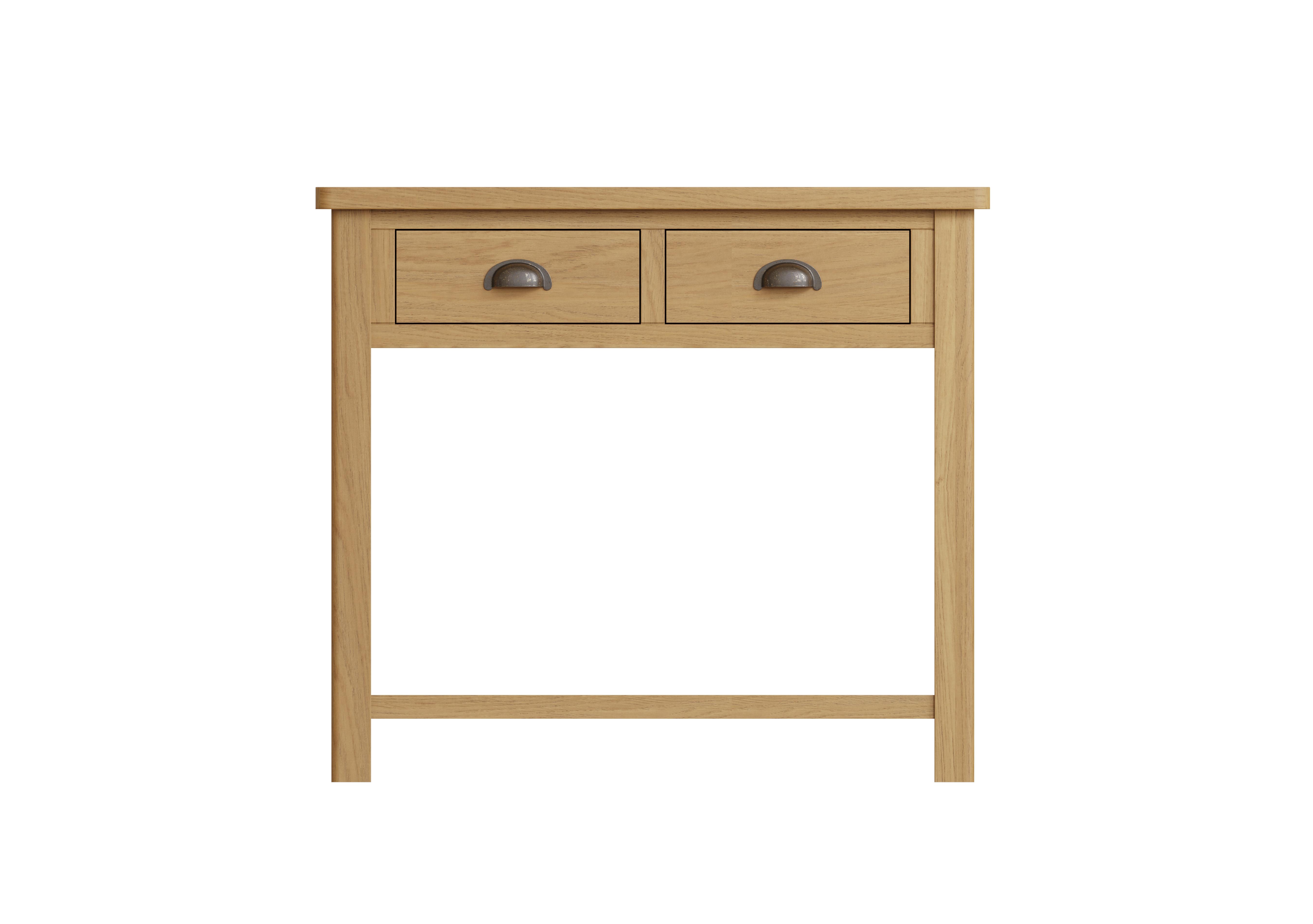 Carson Oak Console Table Furniture Village