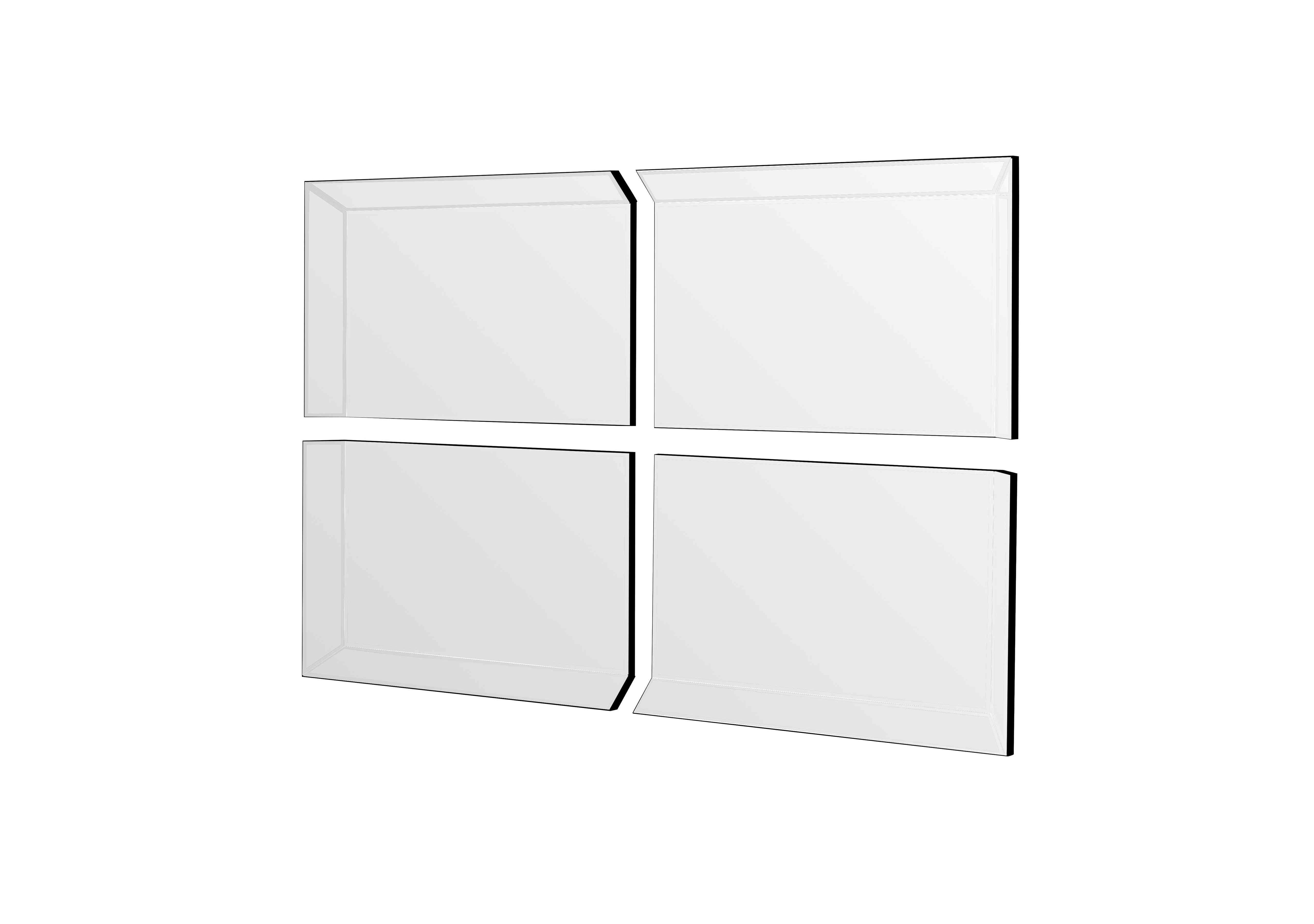 Libbie 4 Panel Mirror Furniture Village