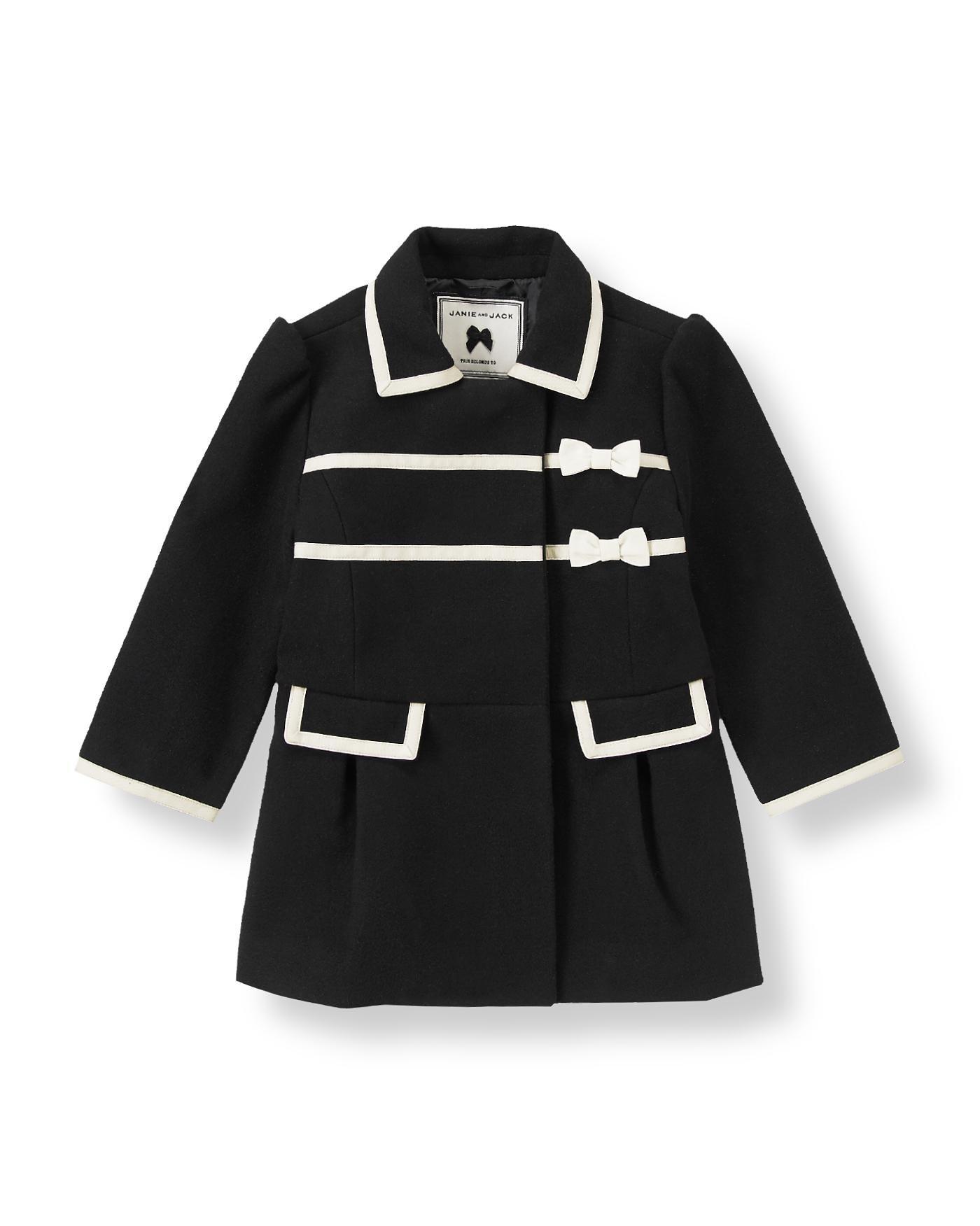 Black Ribbon Coat at JanieandJack