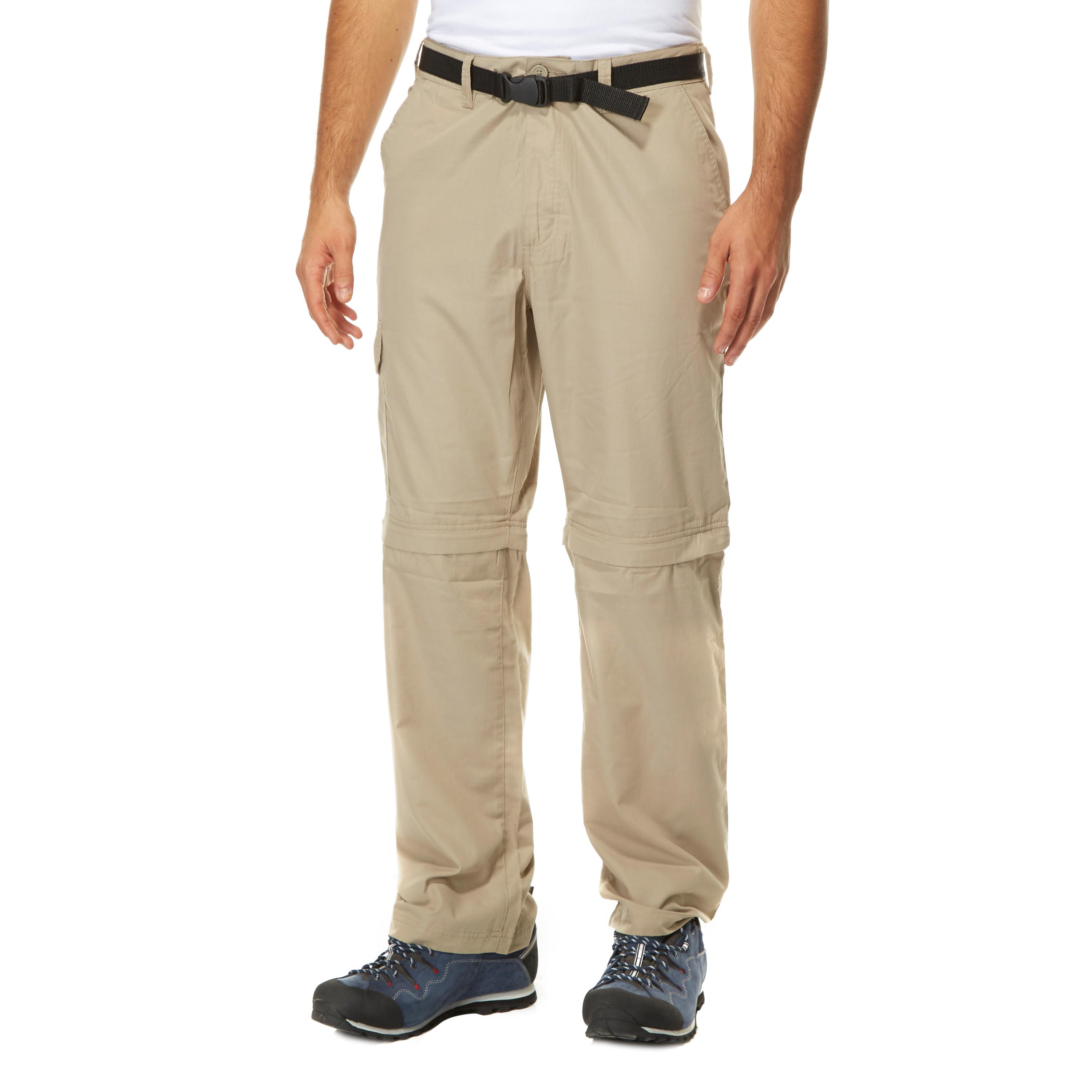 Peter Storm Men's Convertible Walking Trousers Beige, Beige Review