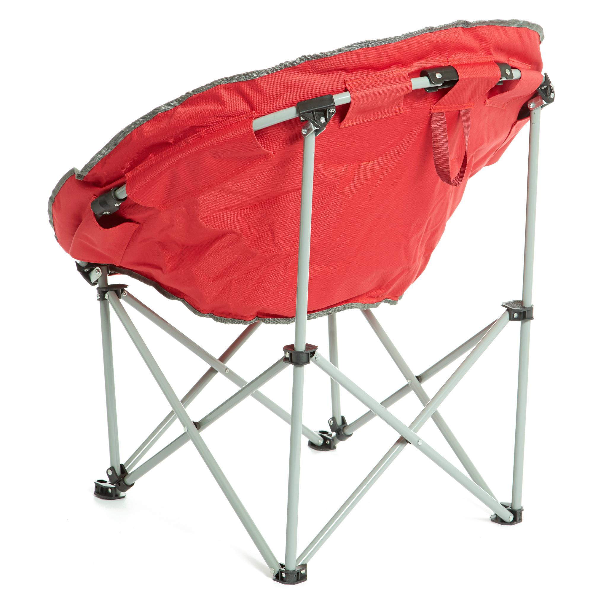 EUROHIKE Deluxe Moon Chair Red eBay