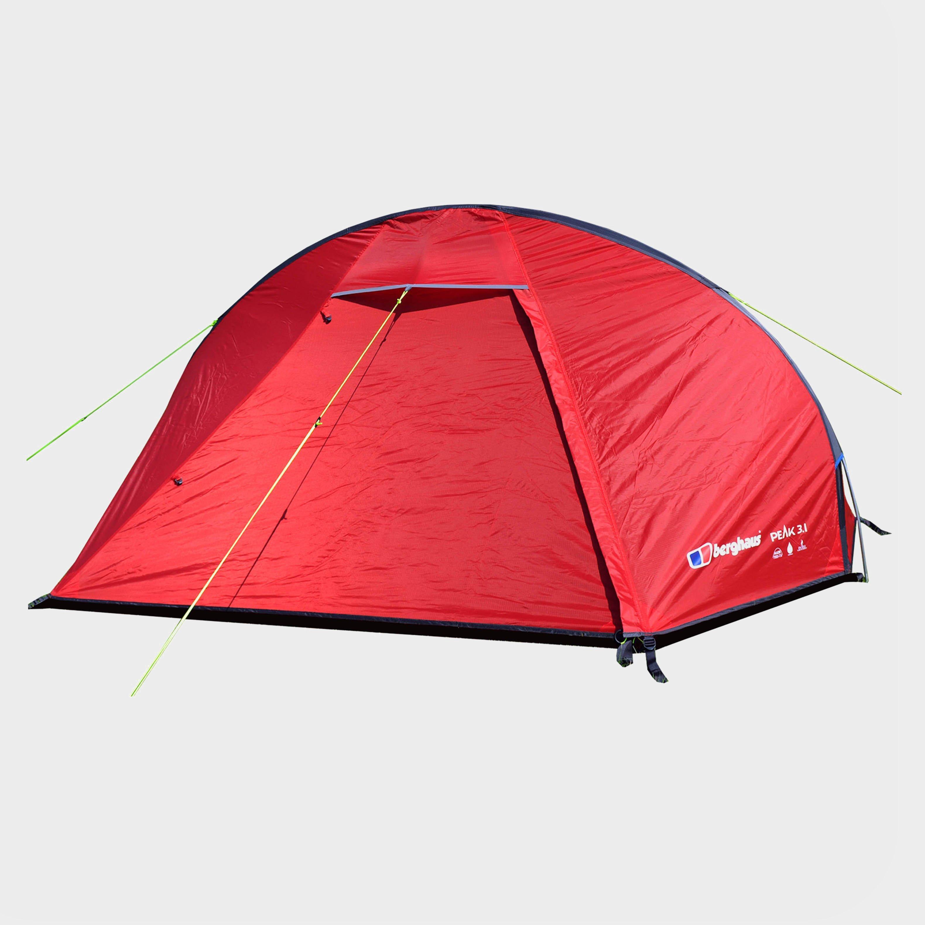 Berghaus Peak 3.1 Tent Red, Red Review Adventure Reviews