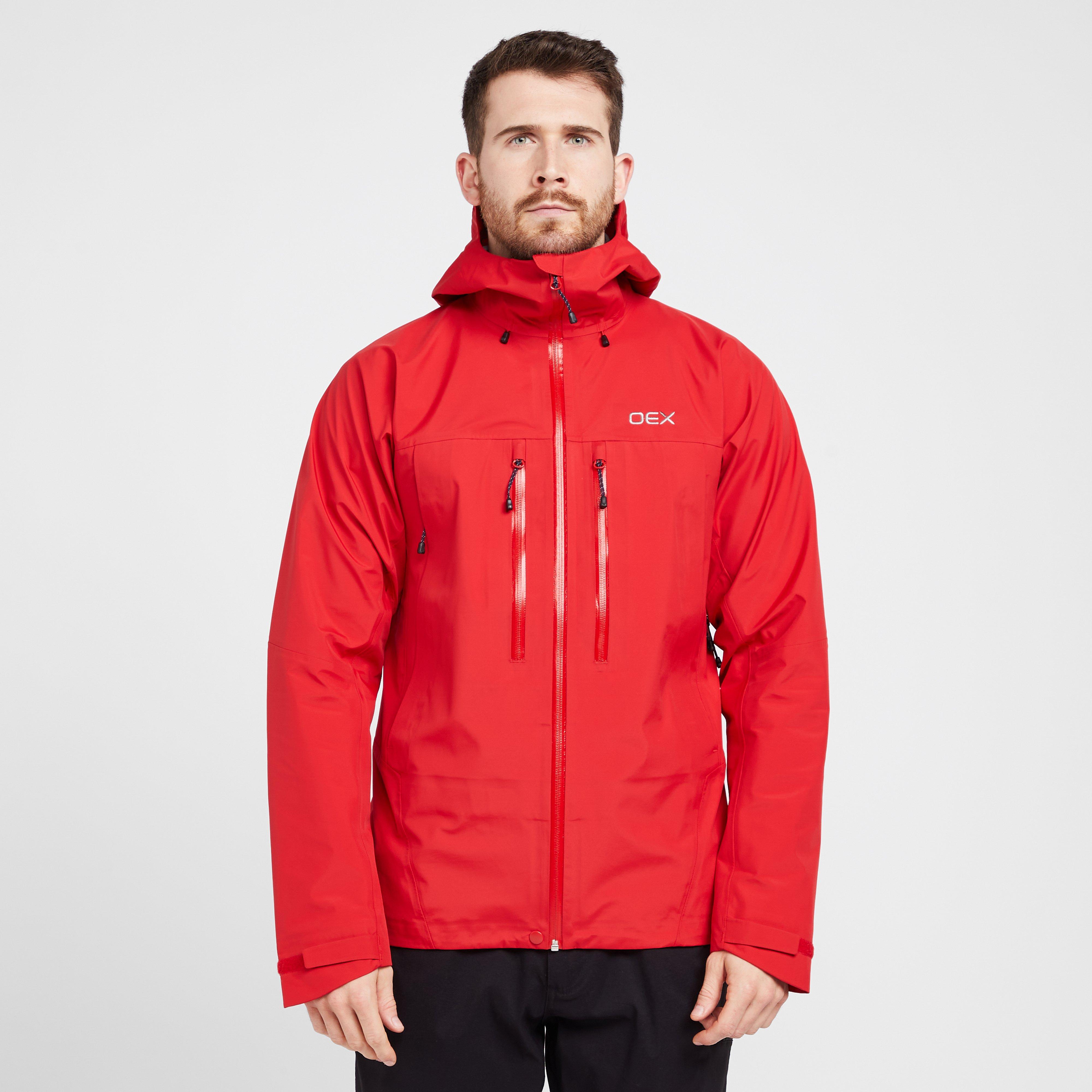 Best Price Oex Men's Tirran Waterproof Jacket Red, Red Review 2024 UK