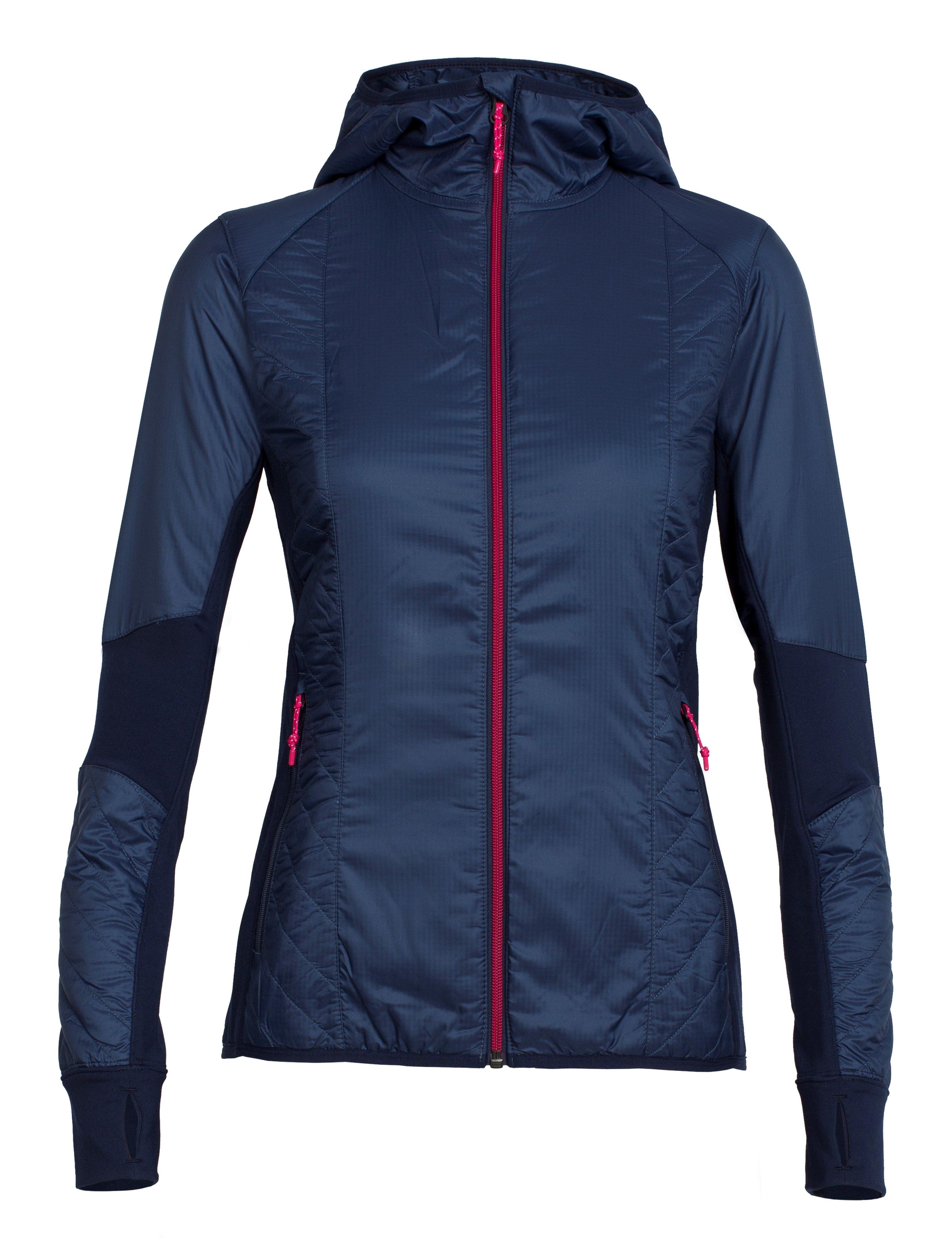 Icebreaker Women's Helix Ls Zip Fraser Peaks