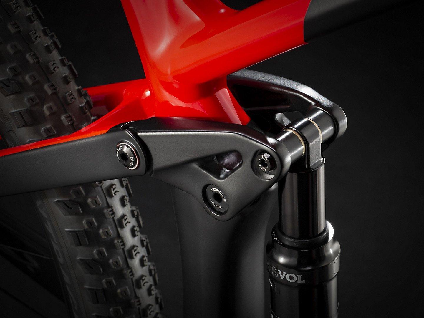 Trek Top Fuel 8 Full Suspension Mountain Bike 2020 Black/Red Full