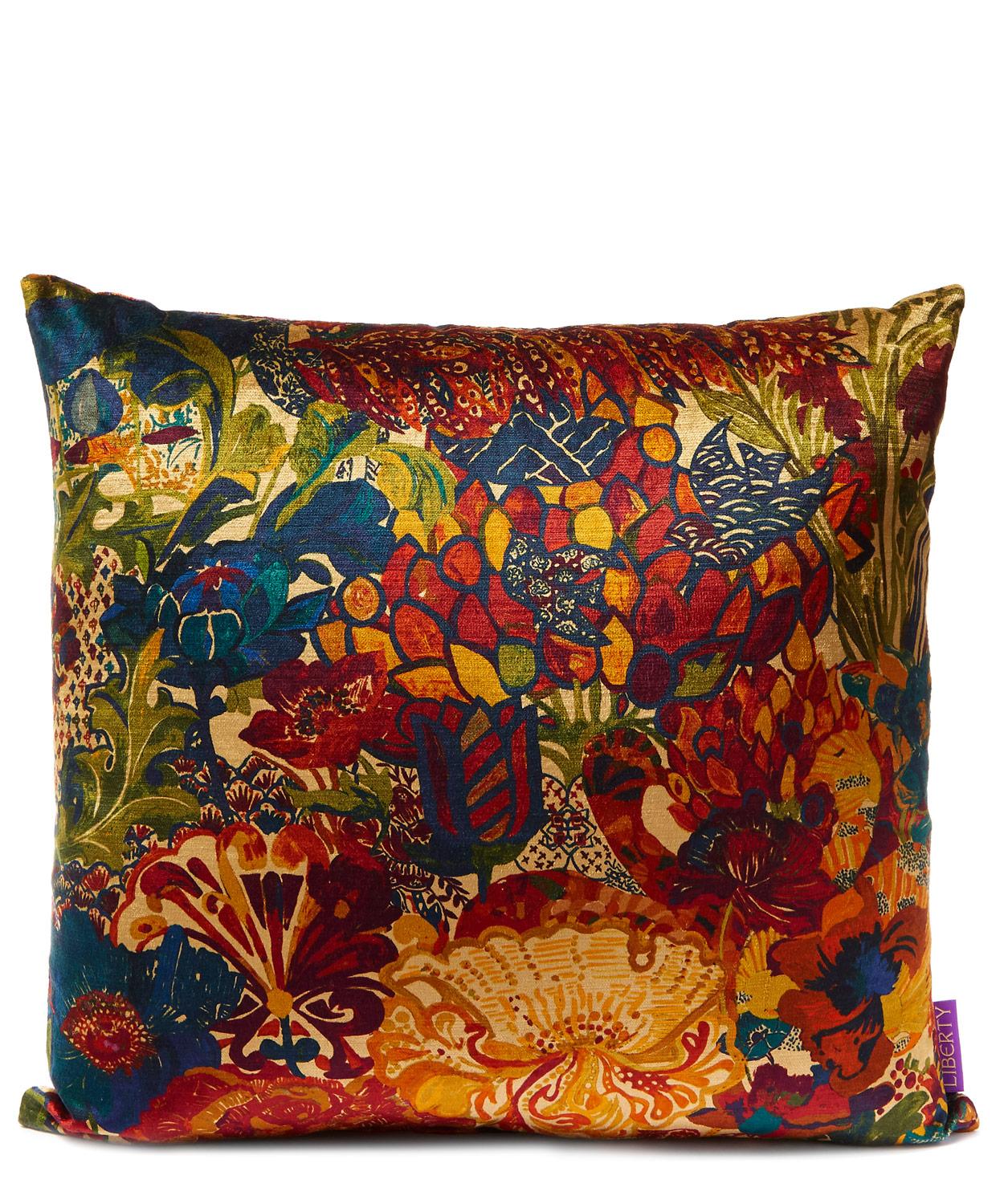 May Anniversary in Anthology Vintage Velvet Cushion Liberty London