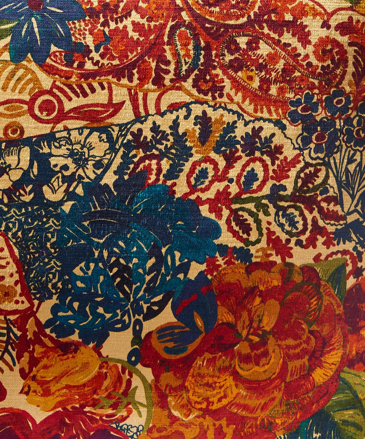 May Anniversary in Anthology Vintage Velvet Cushion Liberty London