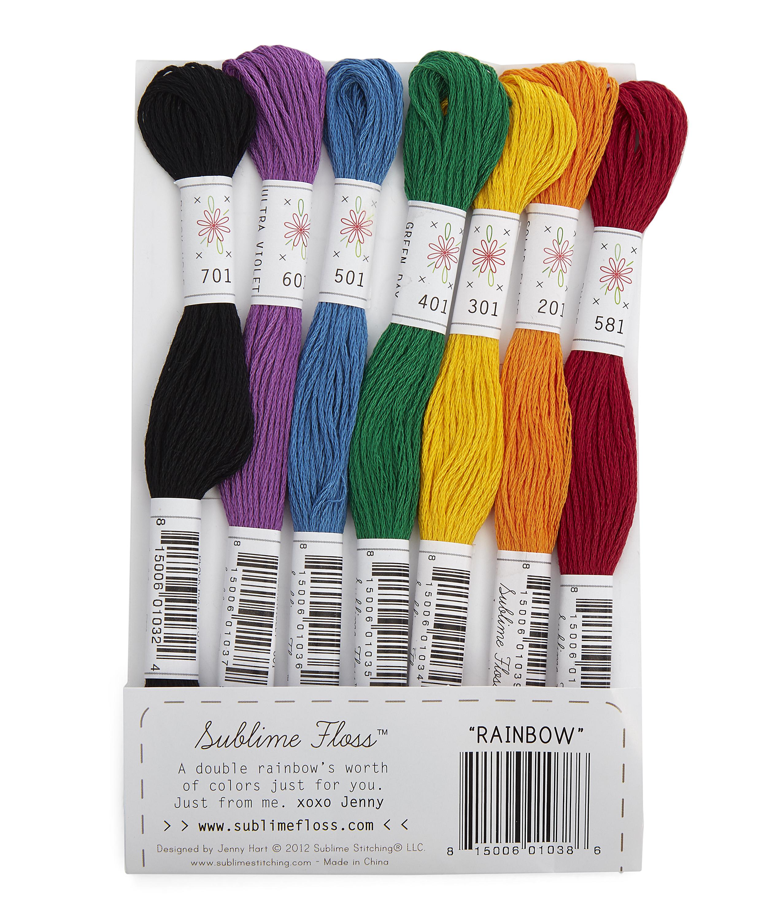 Rainbow Embroidery Thread Pack Liberty London