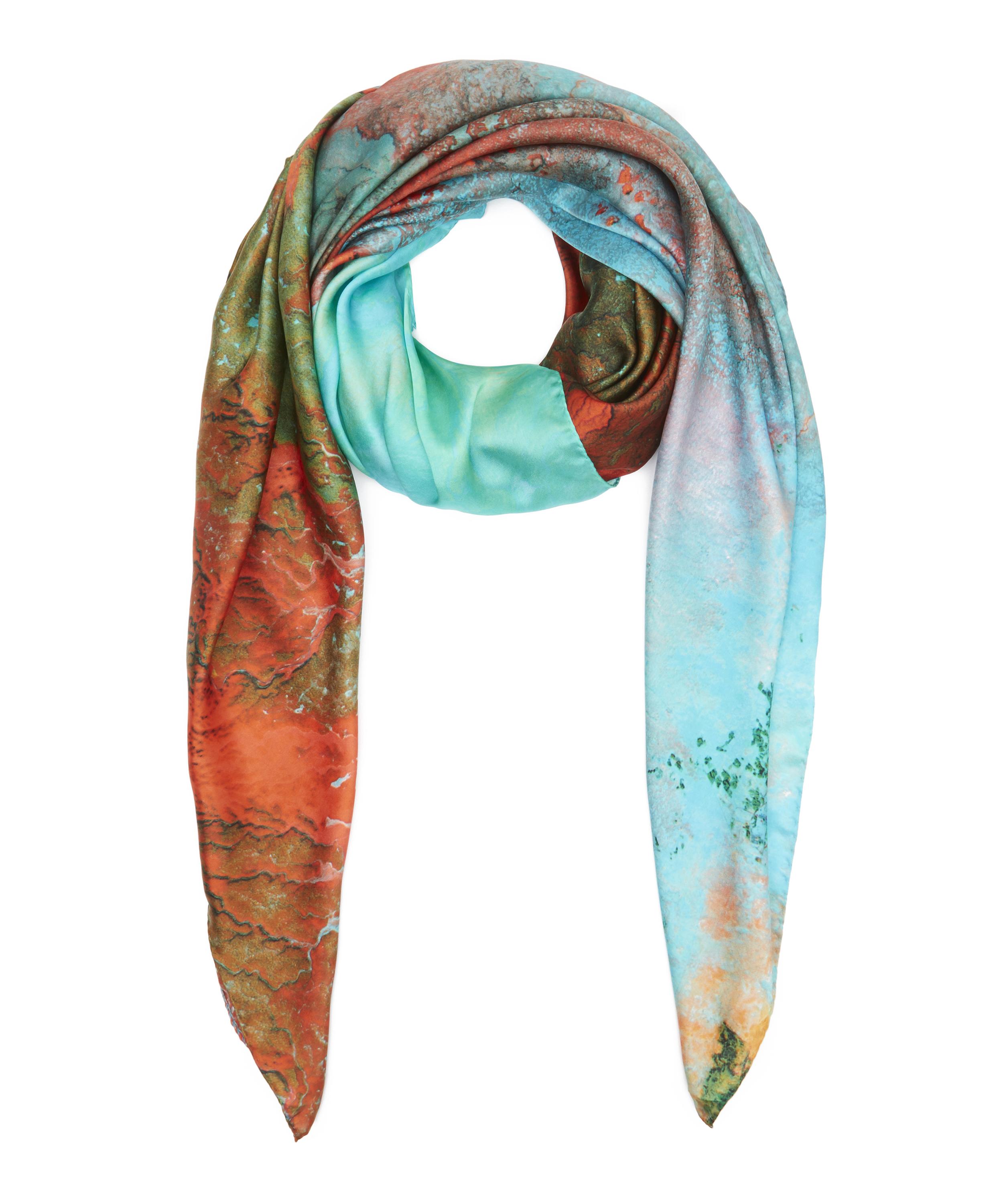 Europe Silk Satin Scarf Liberty London