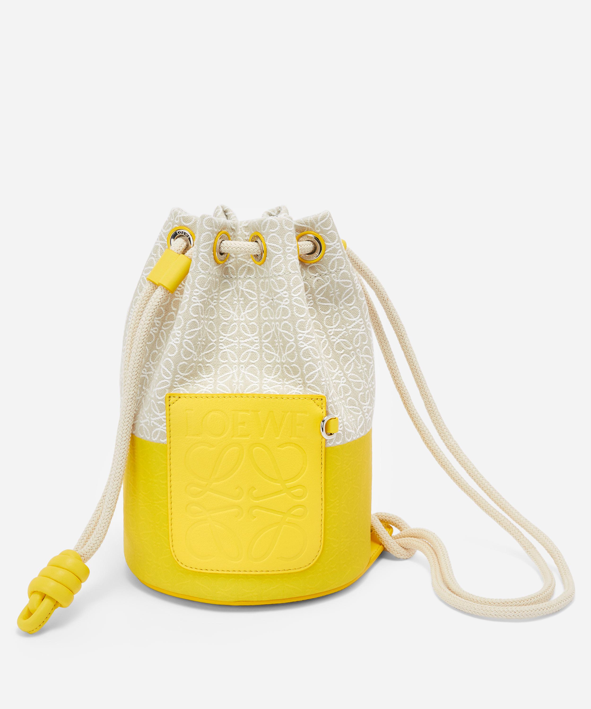 Loewe X Paula's Sailor Anagram Coated Jacquard Canvas And Leather