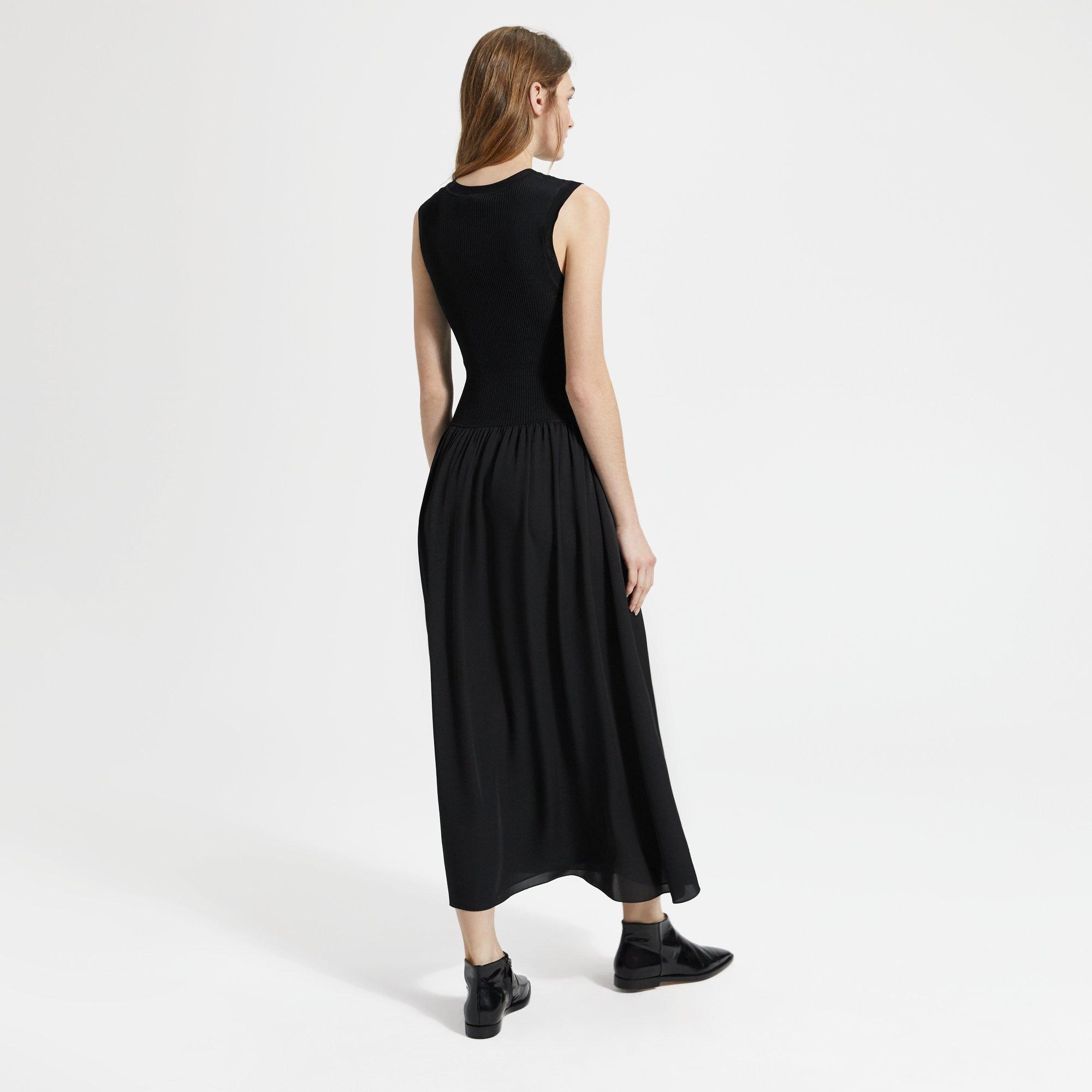 Ribbed Sweater Combo Dress Theory