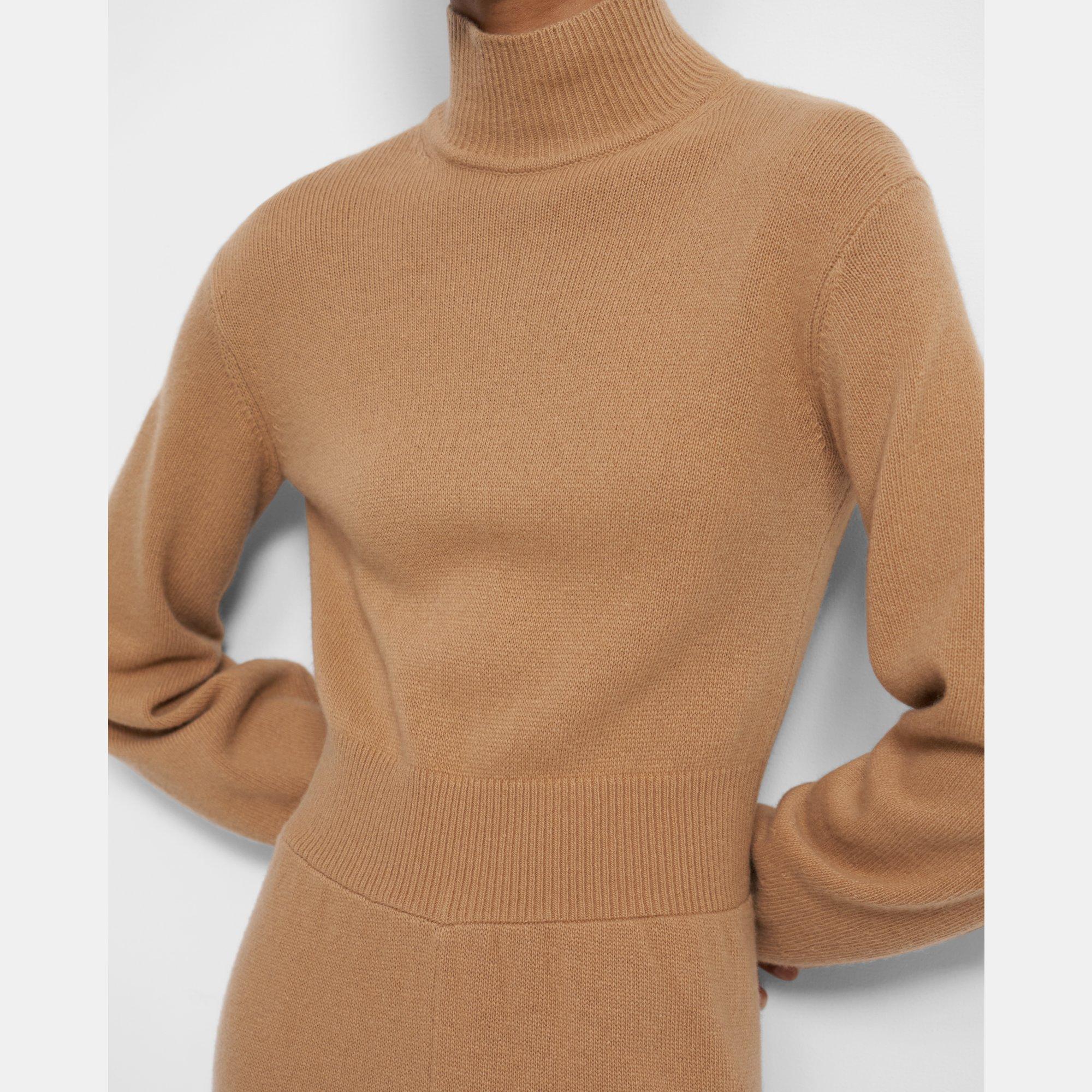 WoolCashmere Turtleneck Jumpsuit Theory