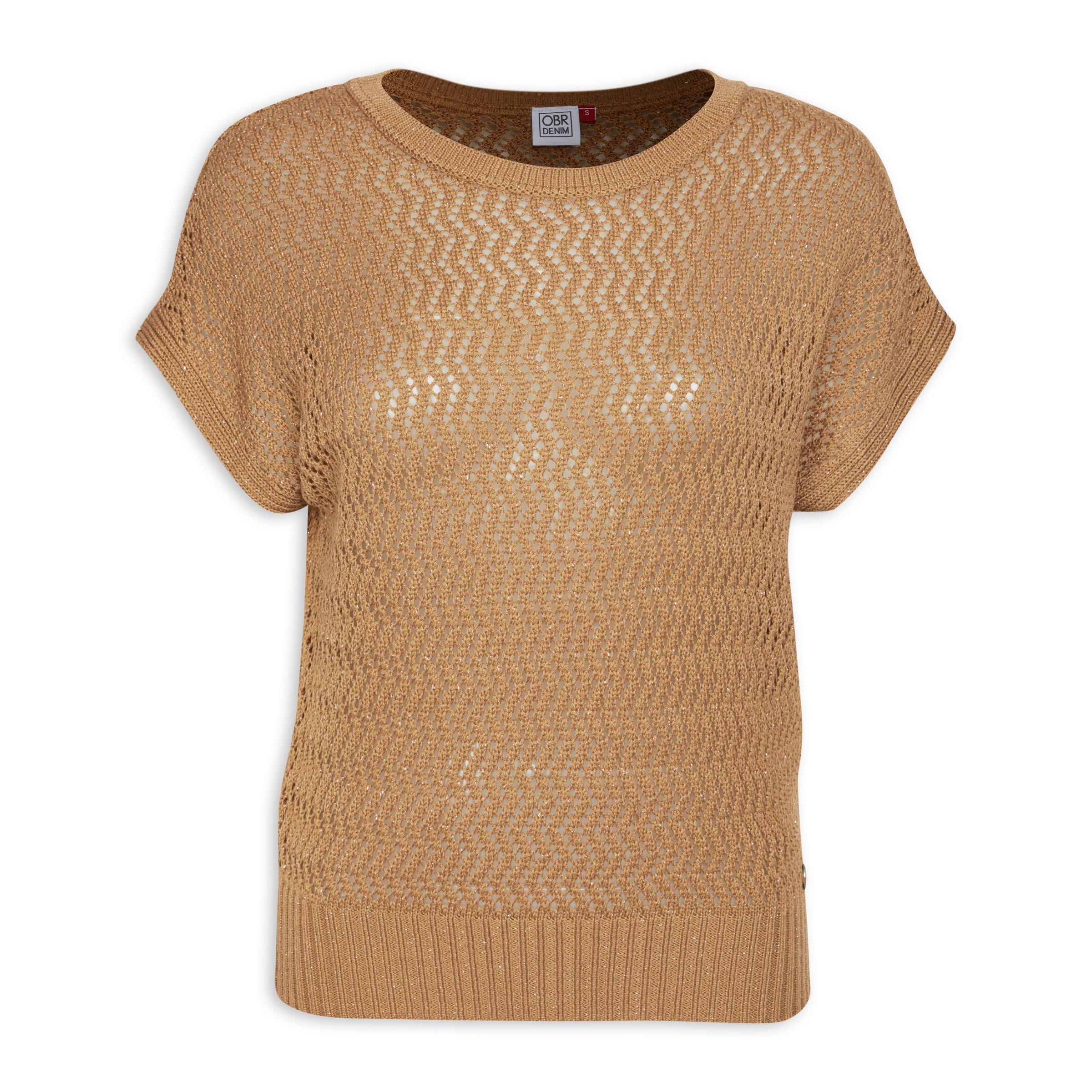 Tan Knit Top (3068853) OUTBACK RED