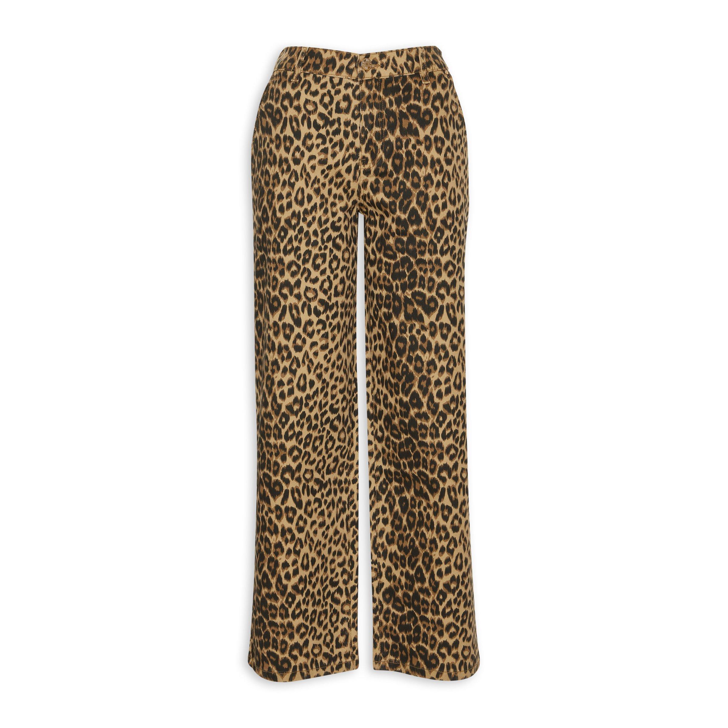 Animal Print Wide Leg Pants (3181815) Inwear