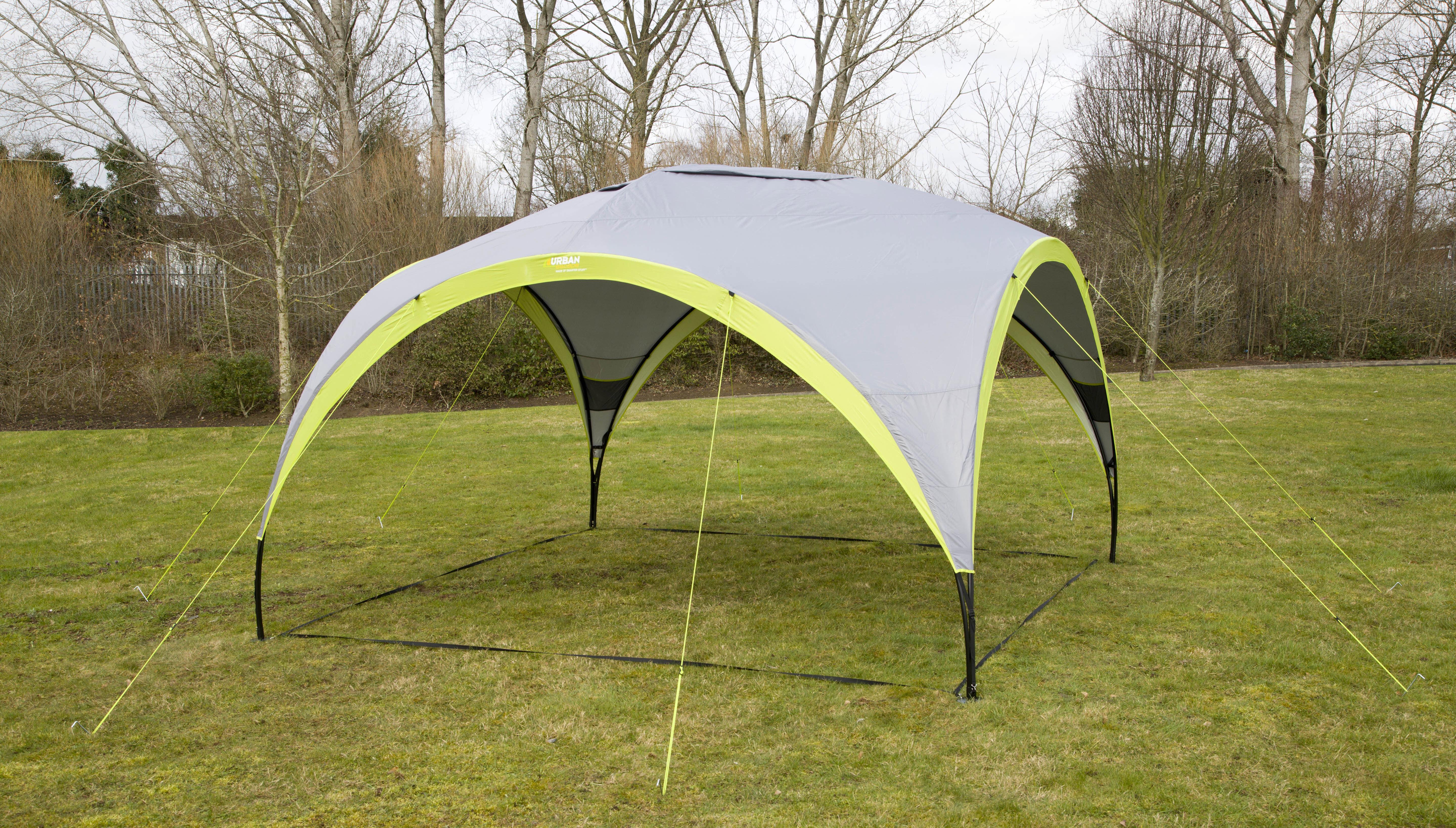 Urban Escape Tent Canopy & Urban Escape Altai 2 Man Tent 2x Deluxe Sleeping
