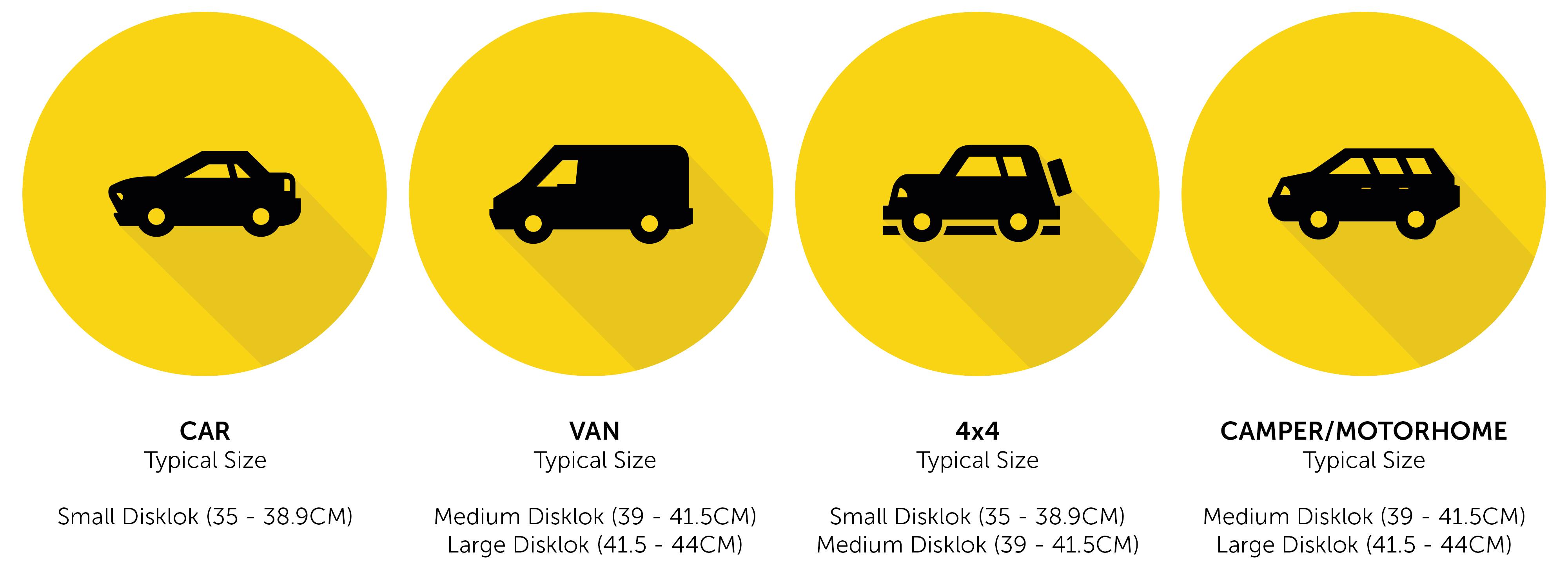 Disklok Steering Lock (Silver) Medium Halfords IE