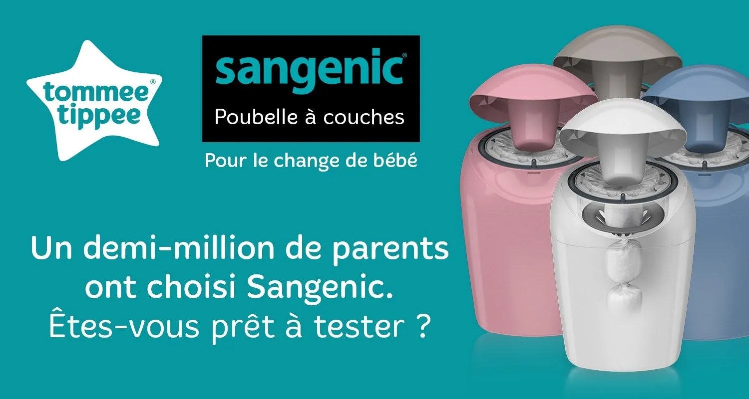 TOMMEE TIPPEE Sangenic Poubelle à Couches TEC Blanche Cdiscount
