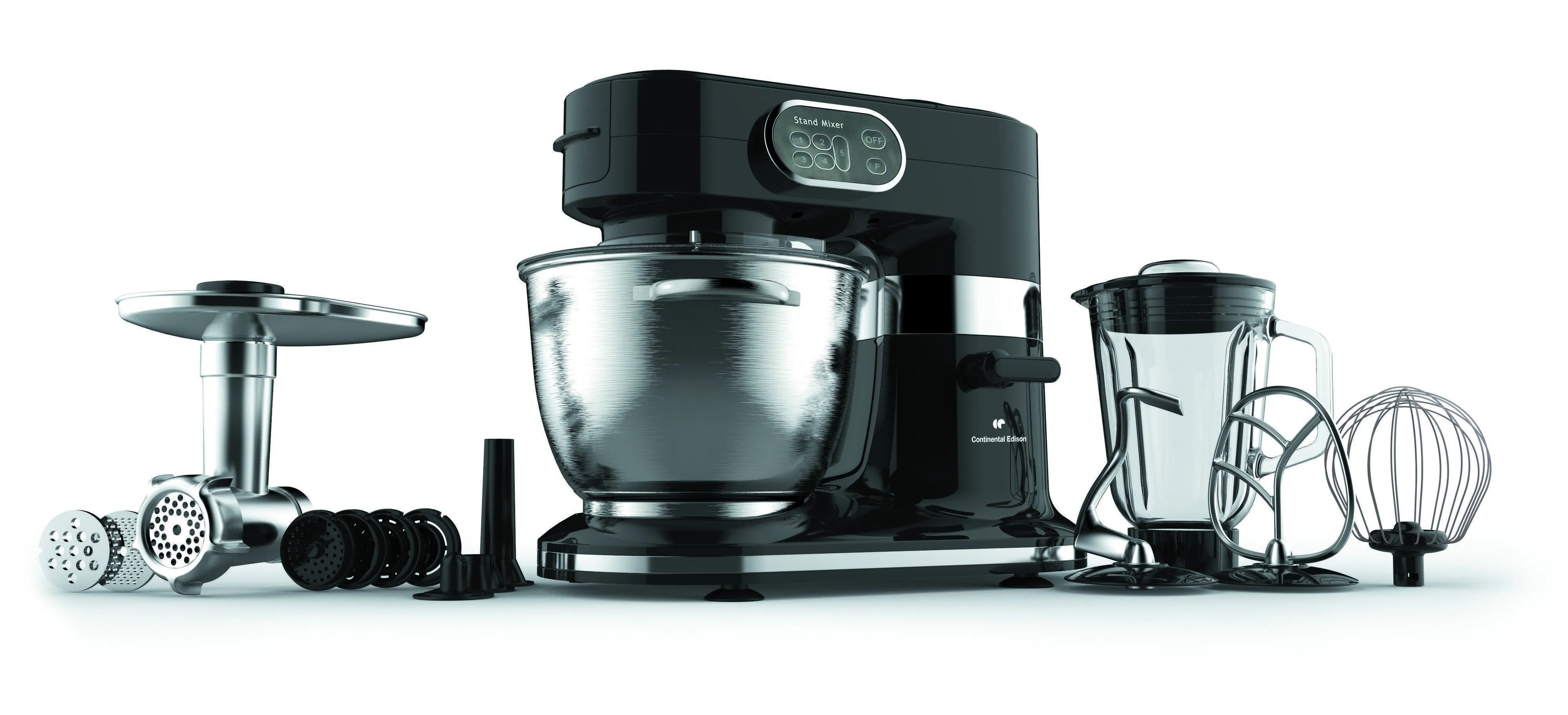 CONTINENTAL EDISON RB100WB Robot pâtissier Noir Achat