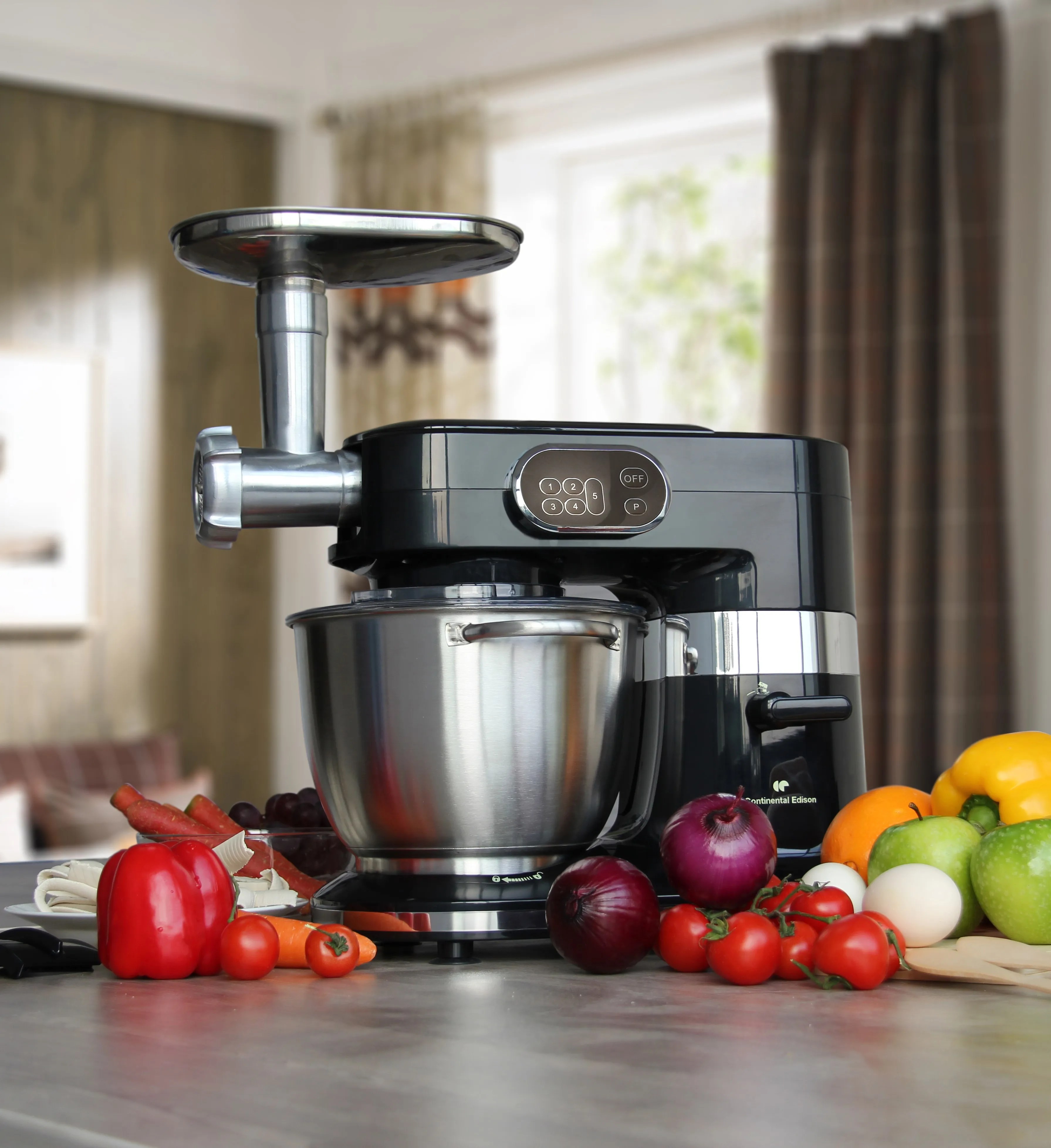 CONTINENTAL EDISON RB100WB Robot pâtissier Noir Achat