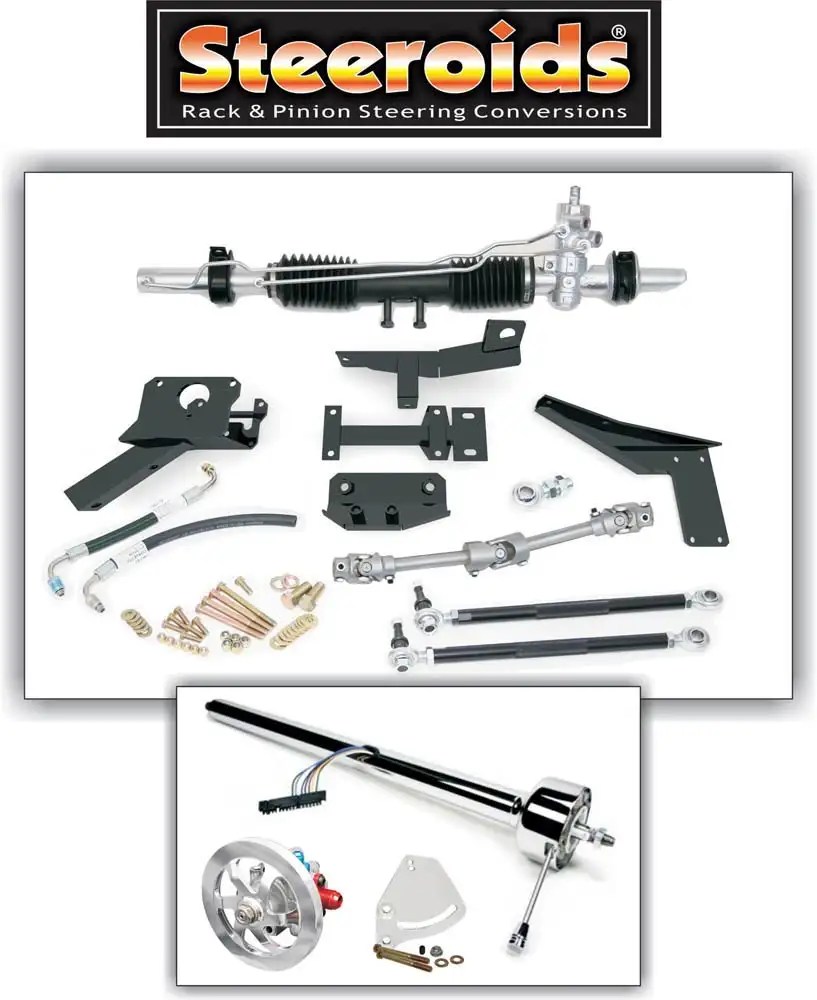 19581962 Corvette Steeroids Rack And Pinion Conversion Kit With Manual