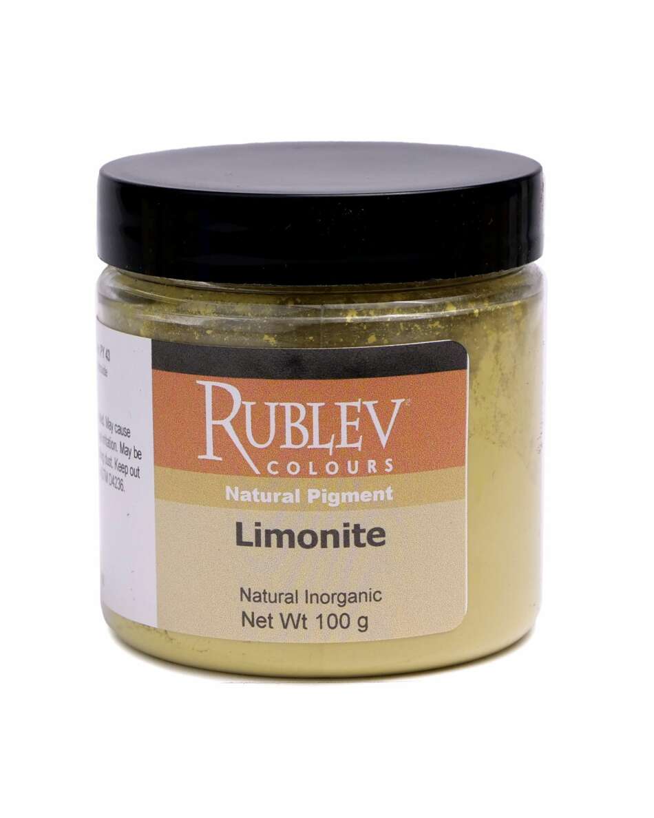 Rublev Colours Limonite 100 g Color Yellow Color Index Pigment