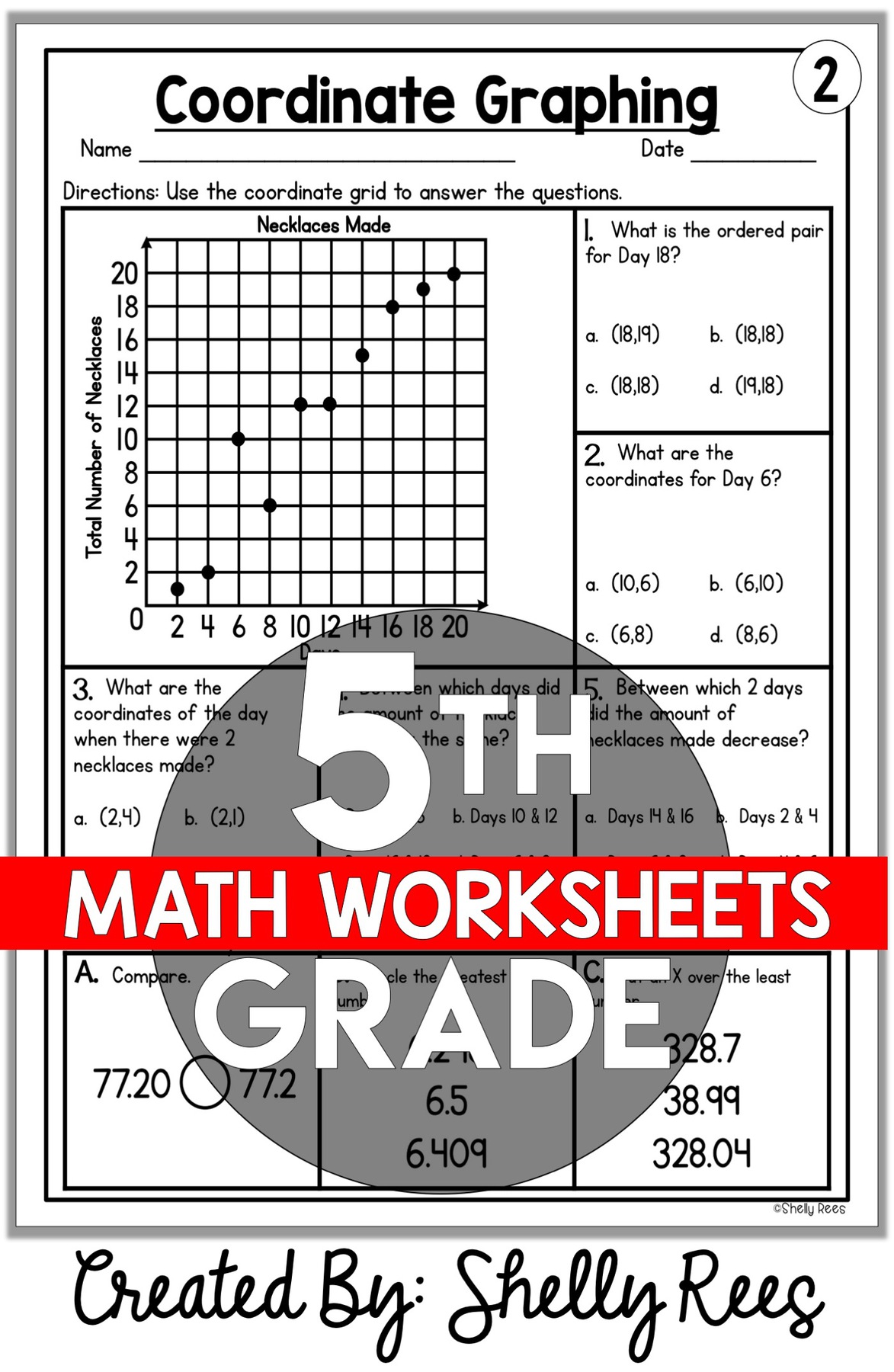 5th Grade Math Word Problems: Free Worksheets with.