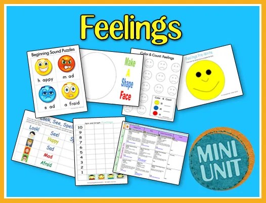 Free Feelings Printables for a Montessori-Inspired Emotions and.