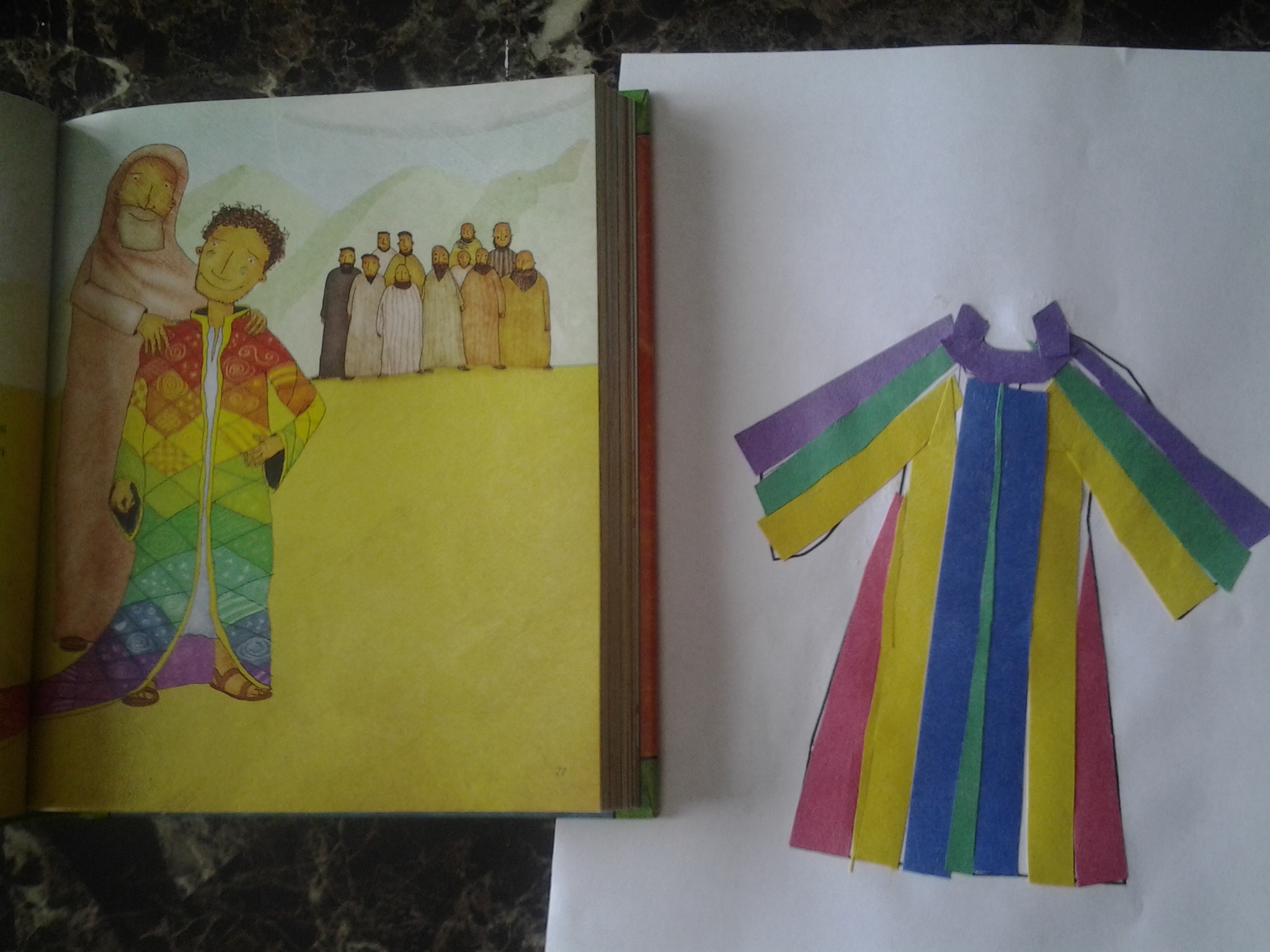 Joseph and the Colorful Coat: The Brick Bible for Kids Hardcover.