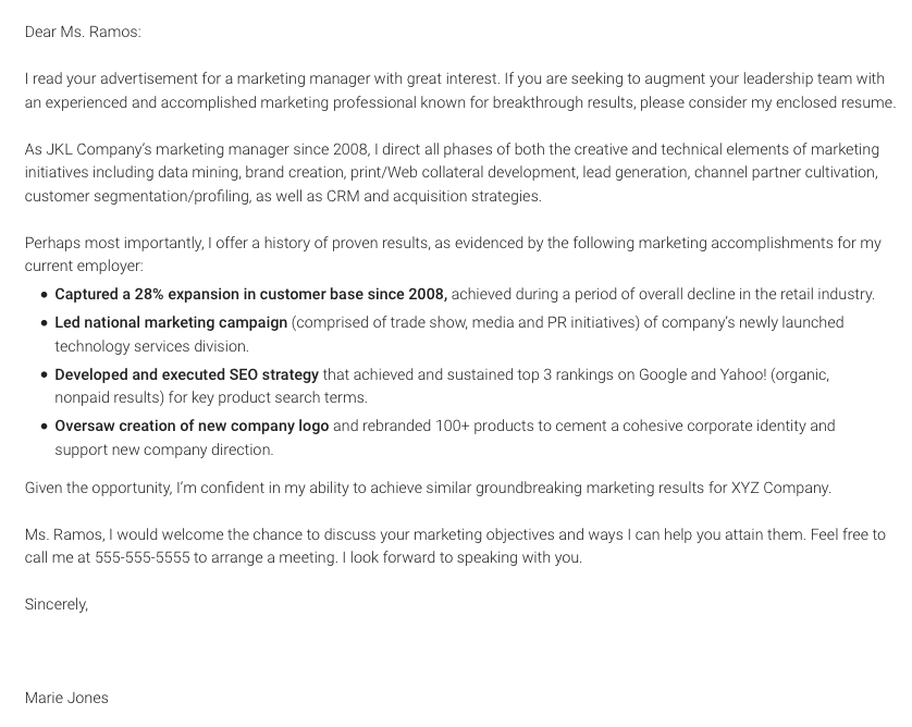 Executive Assistant Cover Letter Example resume
