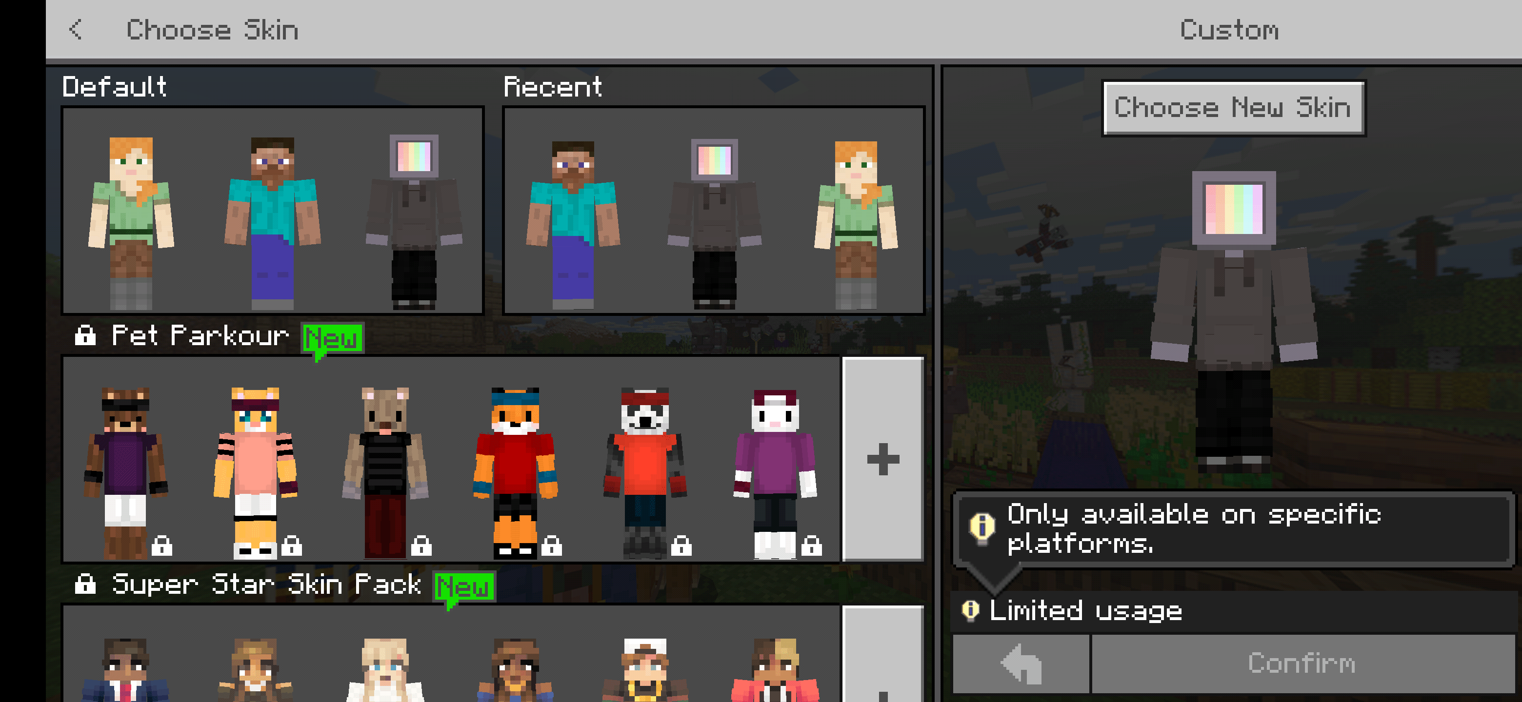 Custom Skins Transfer – Minecraft Feedback