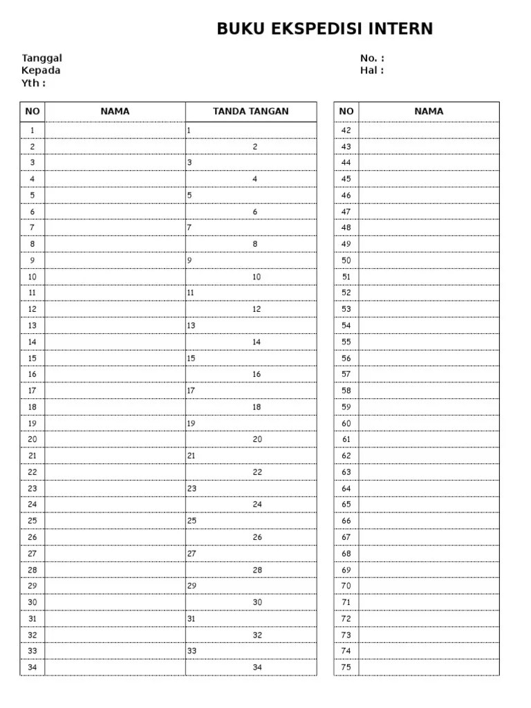 44++ Contoh lembar ekspedisi info | Best Recipes