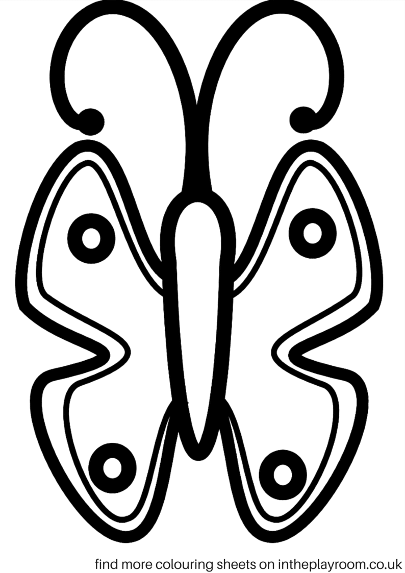 Butterfly Templates Superstar Worksheets