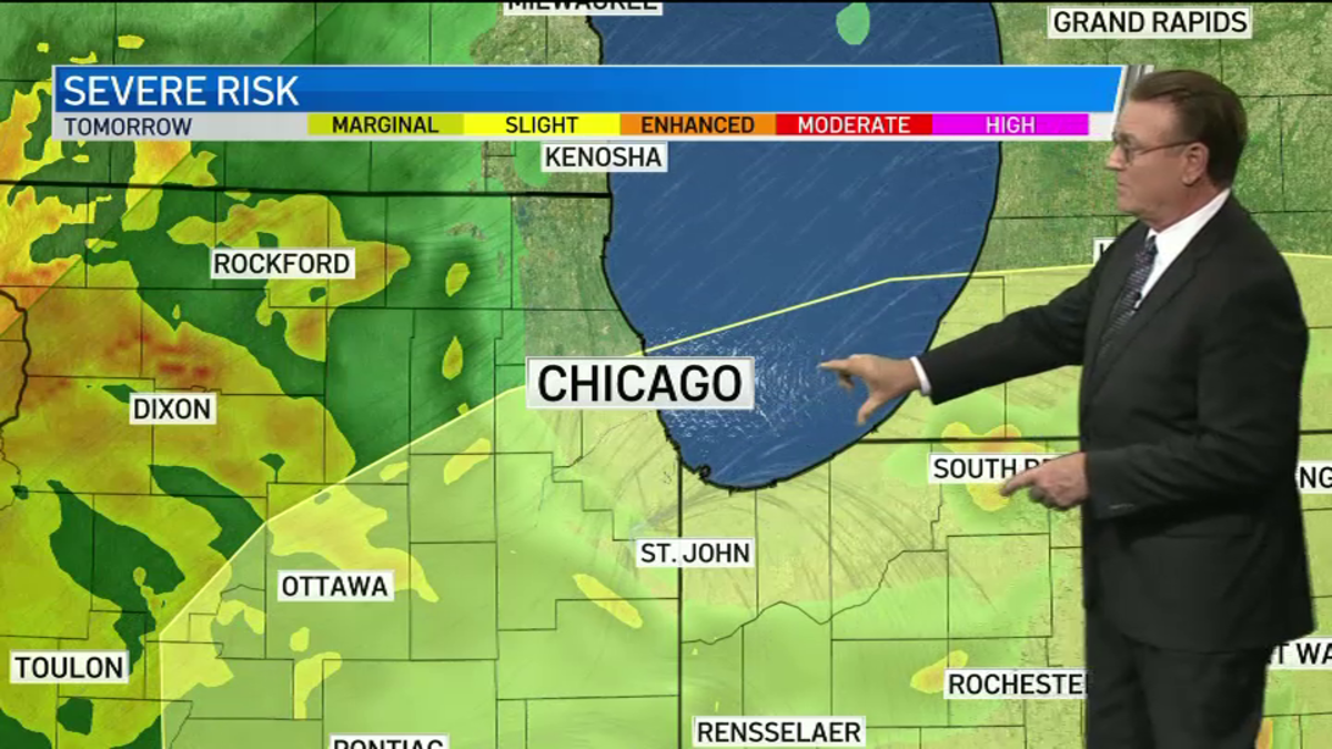 Chicago Weather: Rain in Store, Strong Storms Possible This Weekend(03)