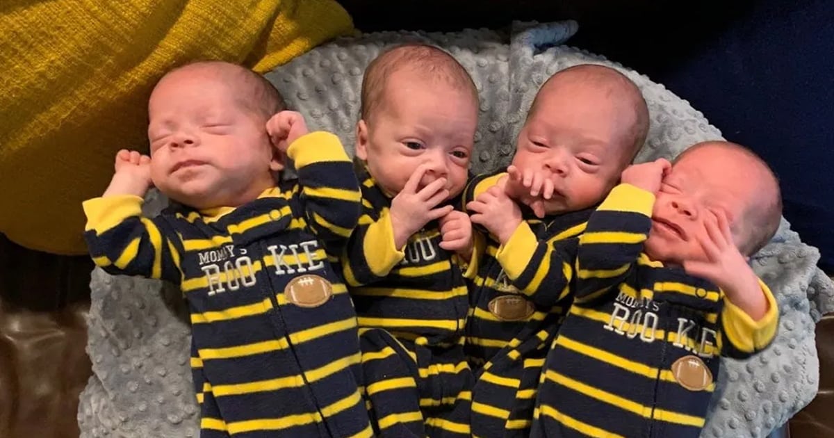 Mom delivers ultra rare identical quadruplets during COVID19 pandemic