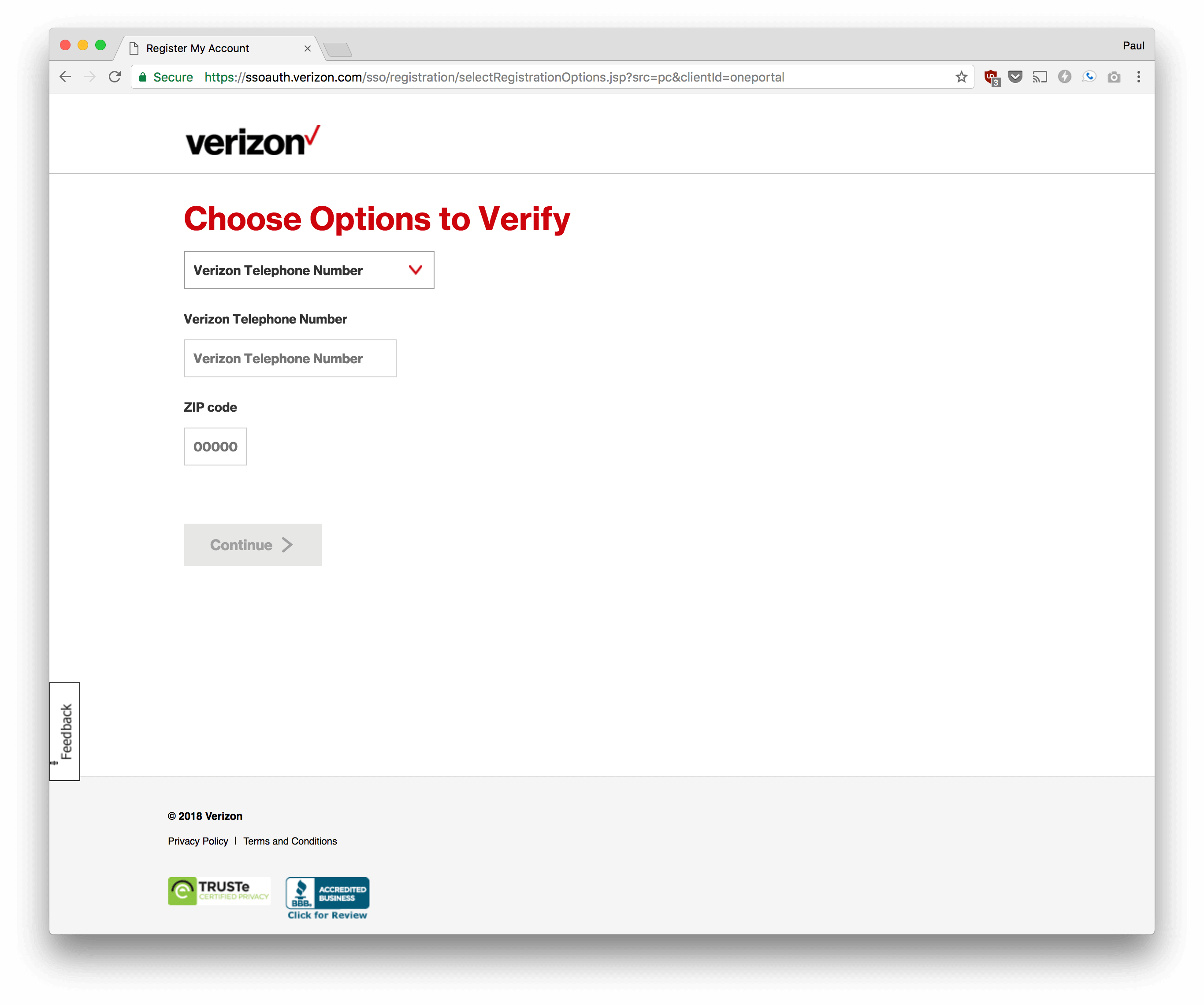 Verizon Business Account Login